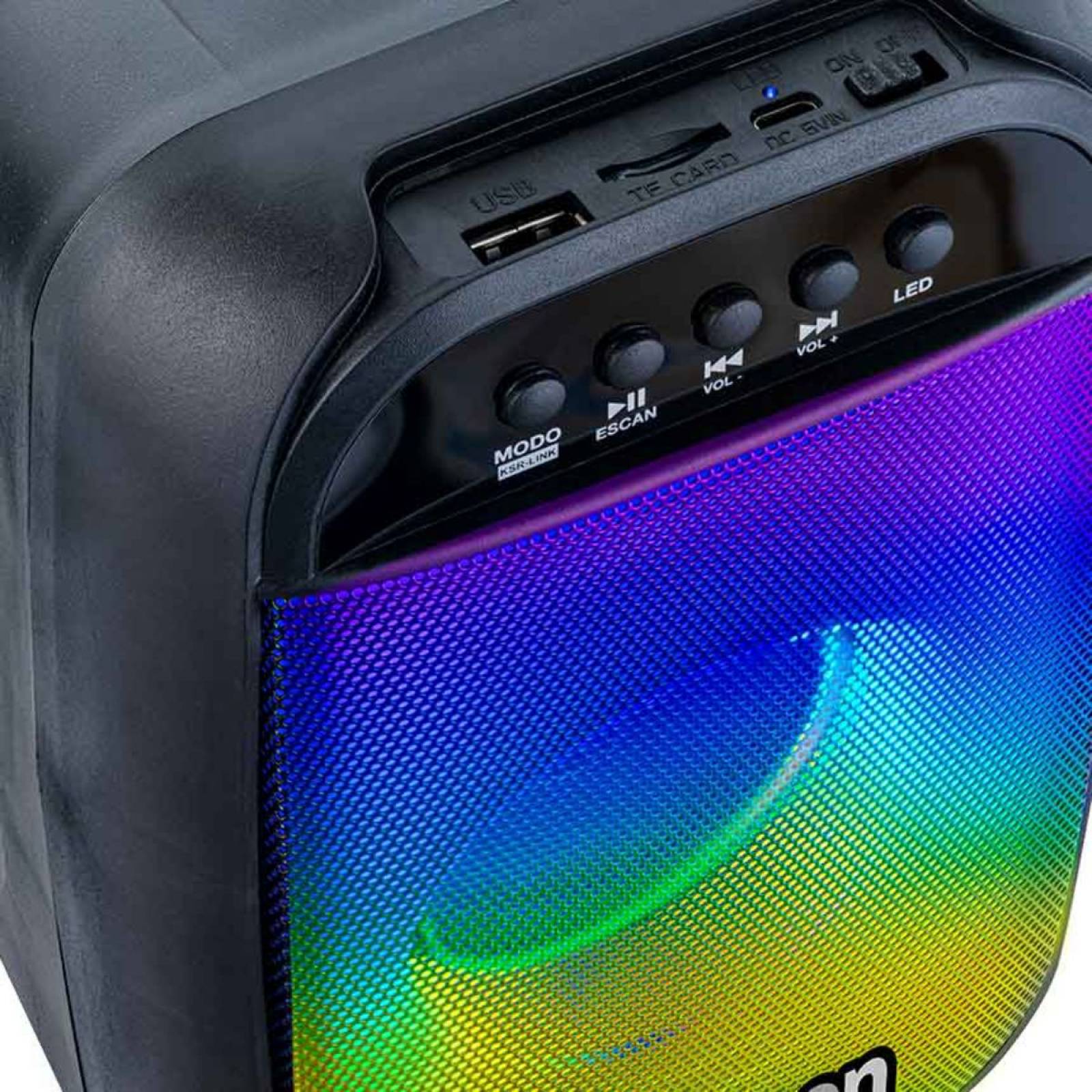 Bocina 3" recargable bluetooth marca robson