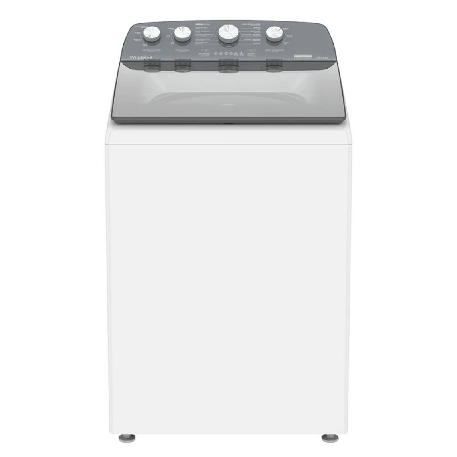 Lavadora 20 kg carga superior c/blanco marca whirlpool