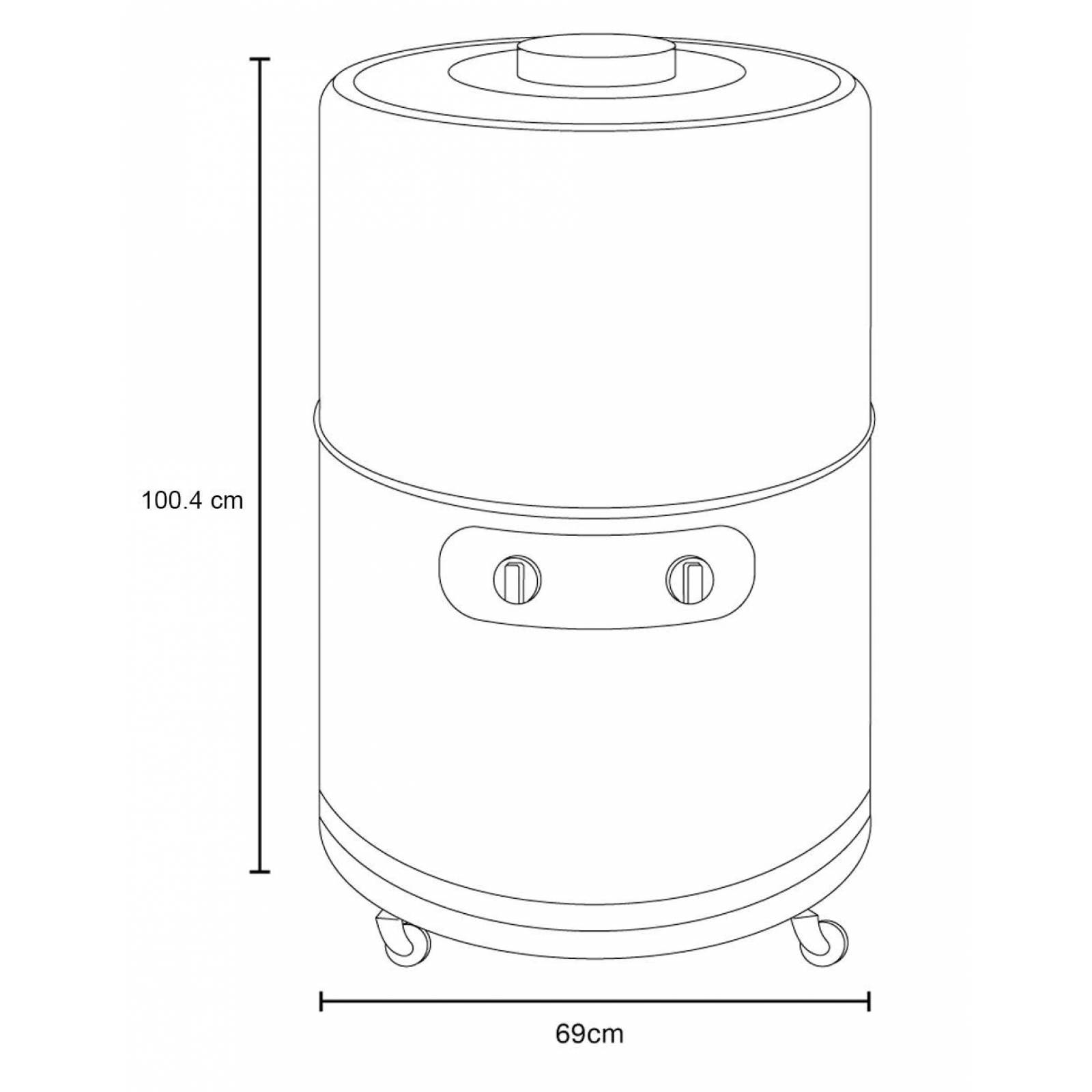 Lavadora acros mod. alf-2053er 20kg rosa redonda