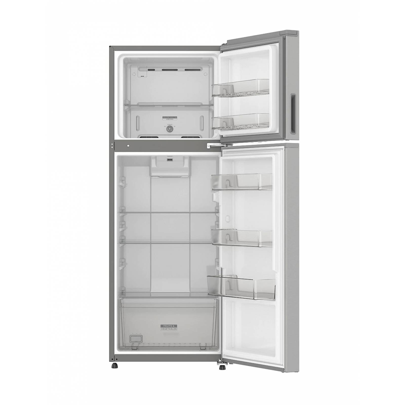 Refrigerador whirlpool top mount 2 puertas mod. wt1130m 11p silver