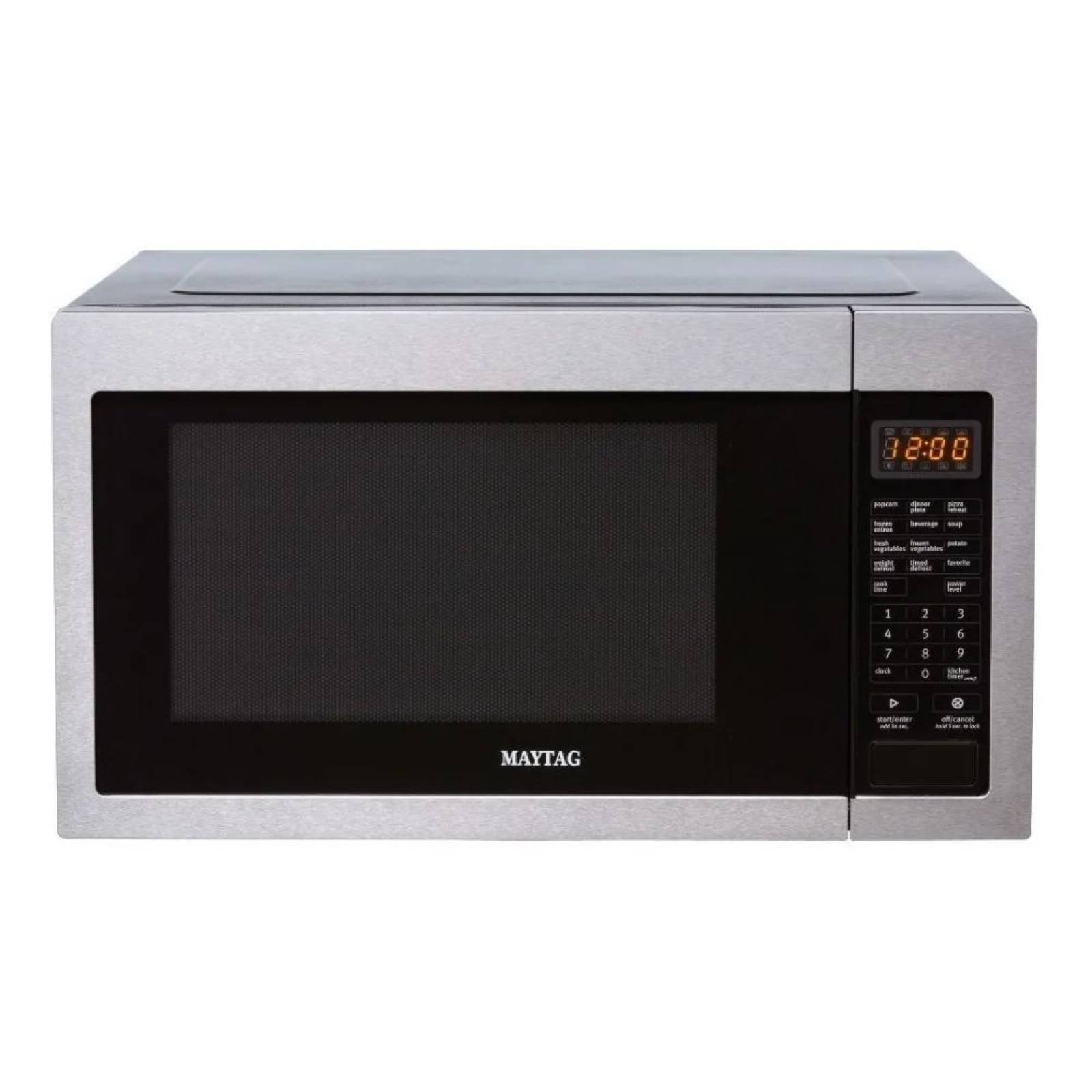 Horno microondas 1.6p3 ventana negra acero inox maytag