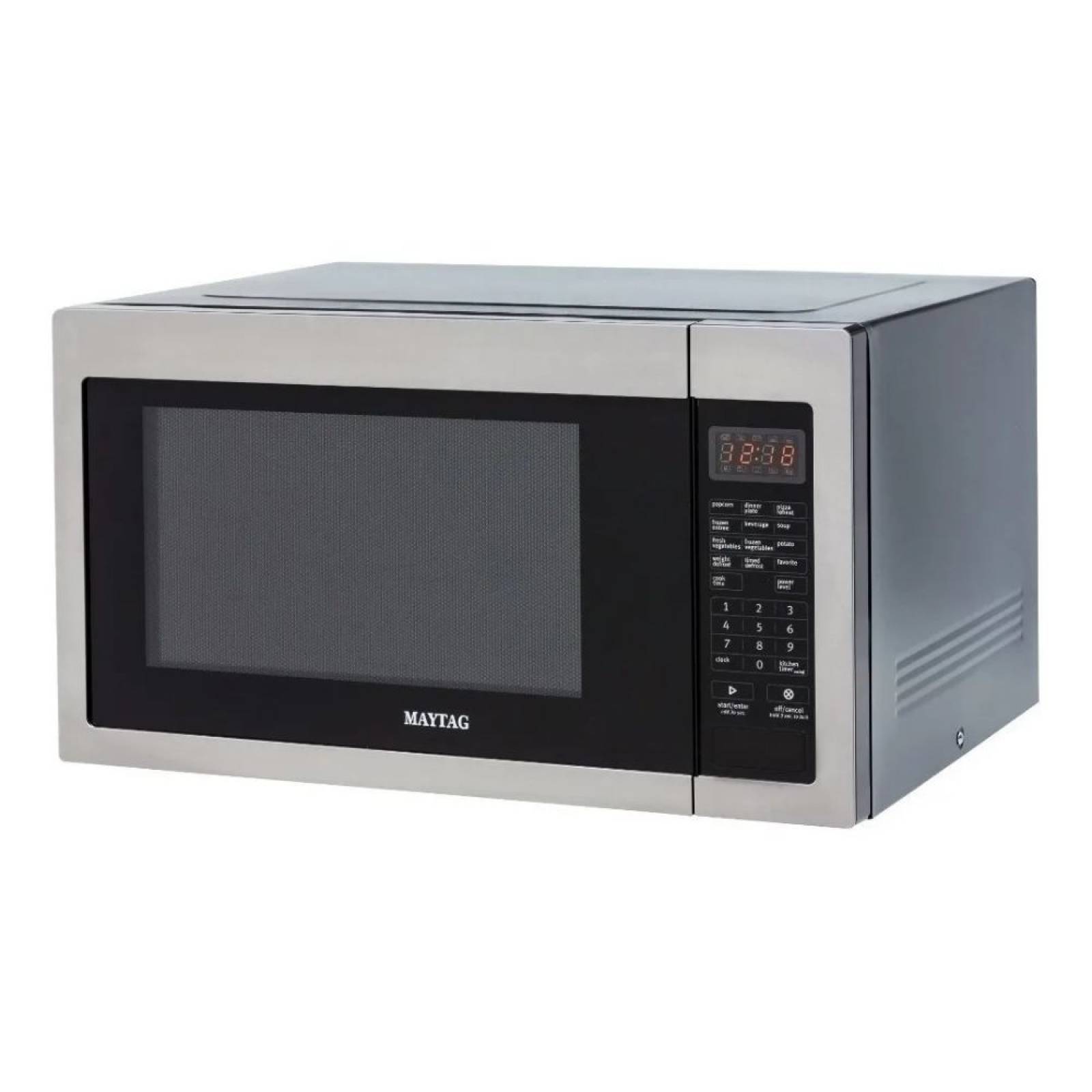 Horno microondas 1.6p3 ventana negra acero inox maytag