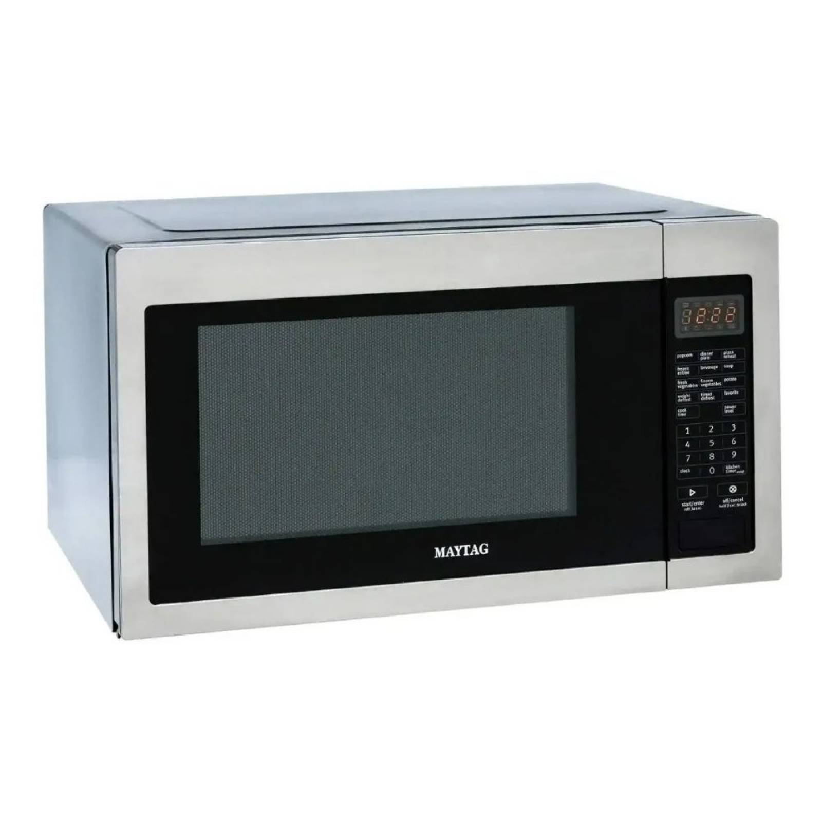 Horno microondas 1.6p3 ventana negra acero inox maytag