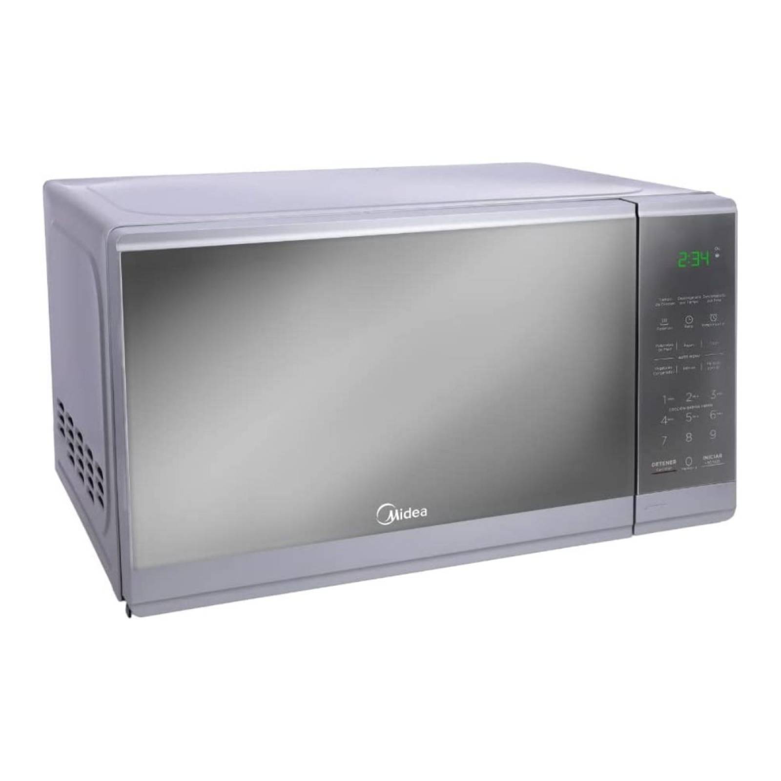 Horno de microondas 0.7 pies silver marca midea.