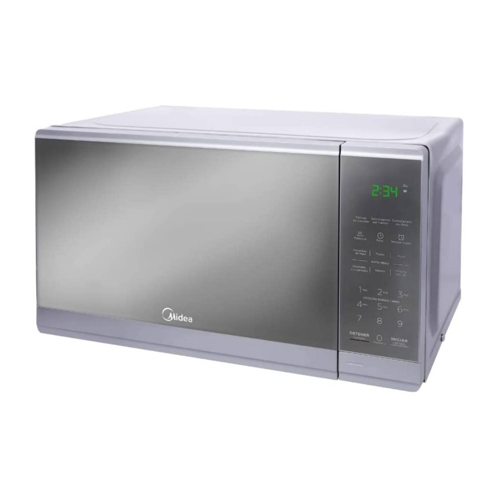 Horno de microondas 0.7 pies silver marca midea.