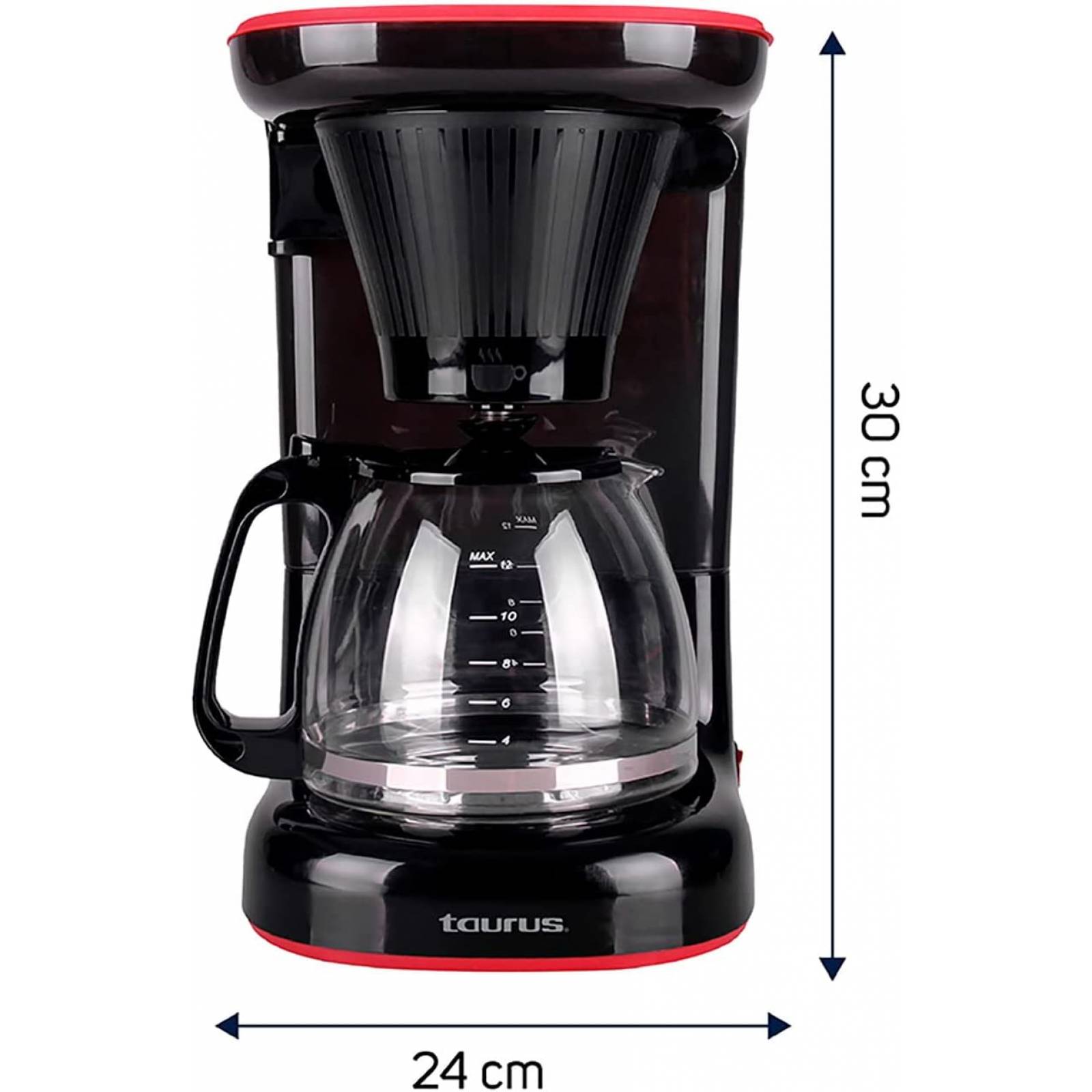 Cafetera taurus mod. velvet 12 tazas