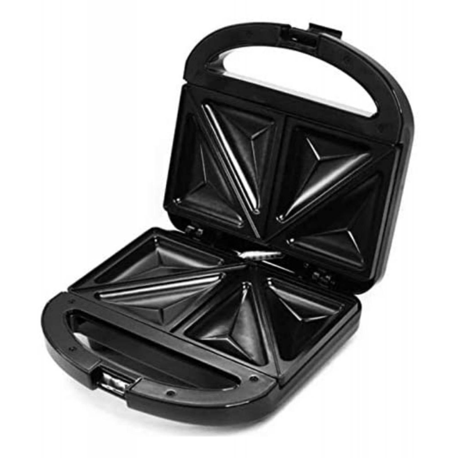 Sandwichera 2 sandwiches placas antiadherentes negro b&d