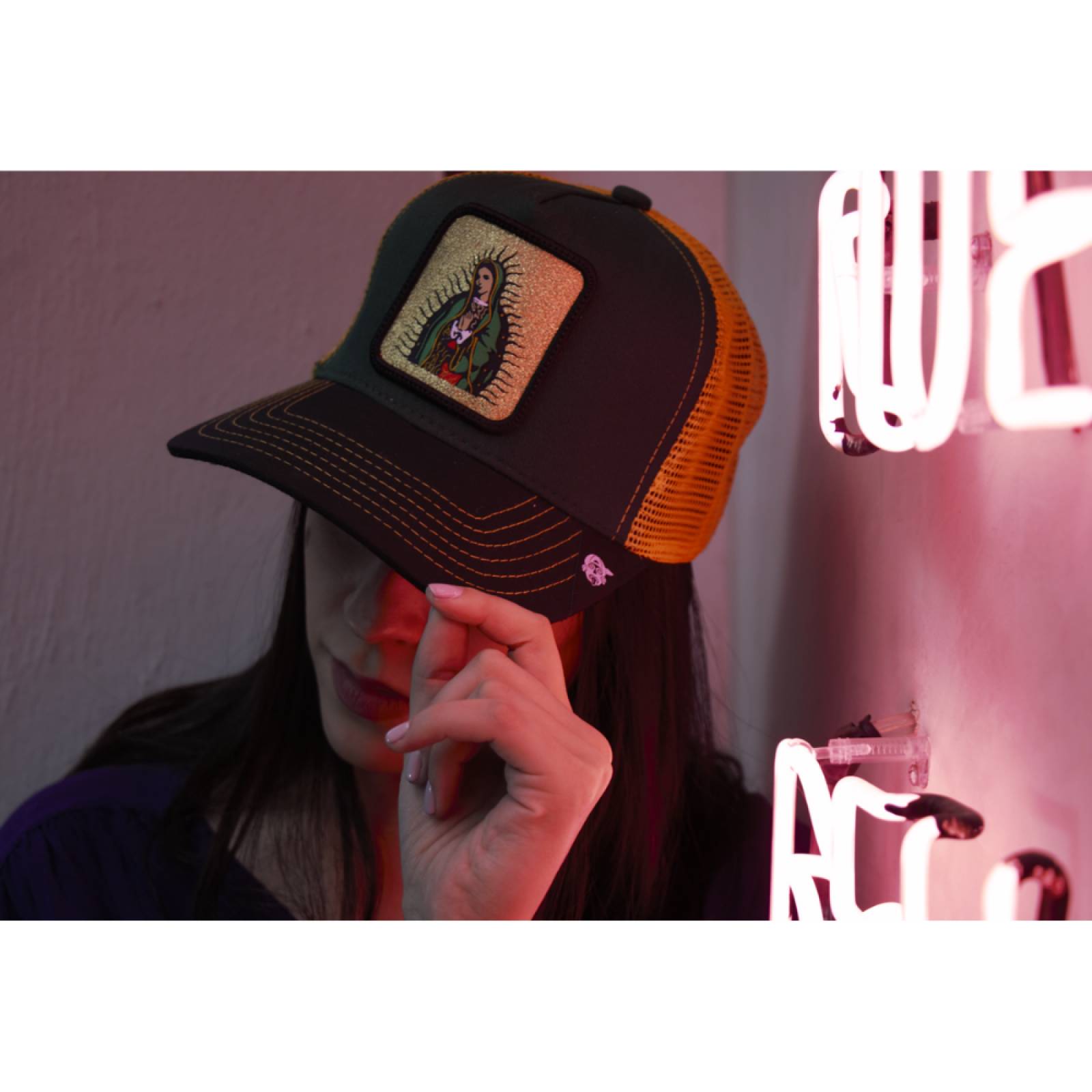 P´ook culture mx - gorra unisex la virgen de guadalupe