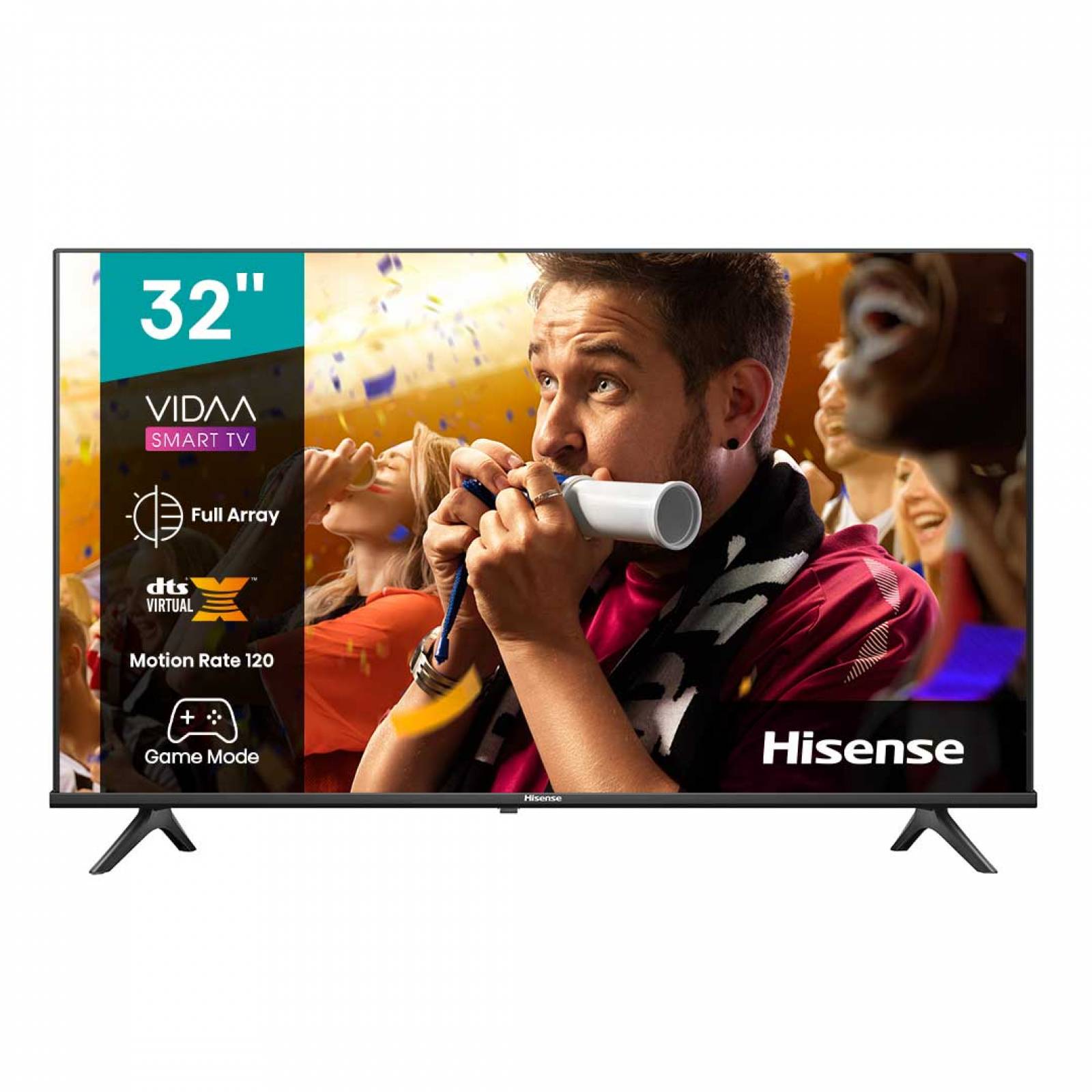 Pantalla 32" smart tv hd vidaa marca hisense