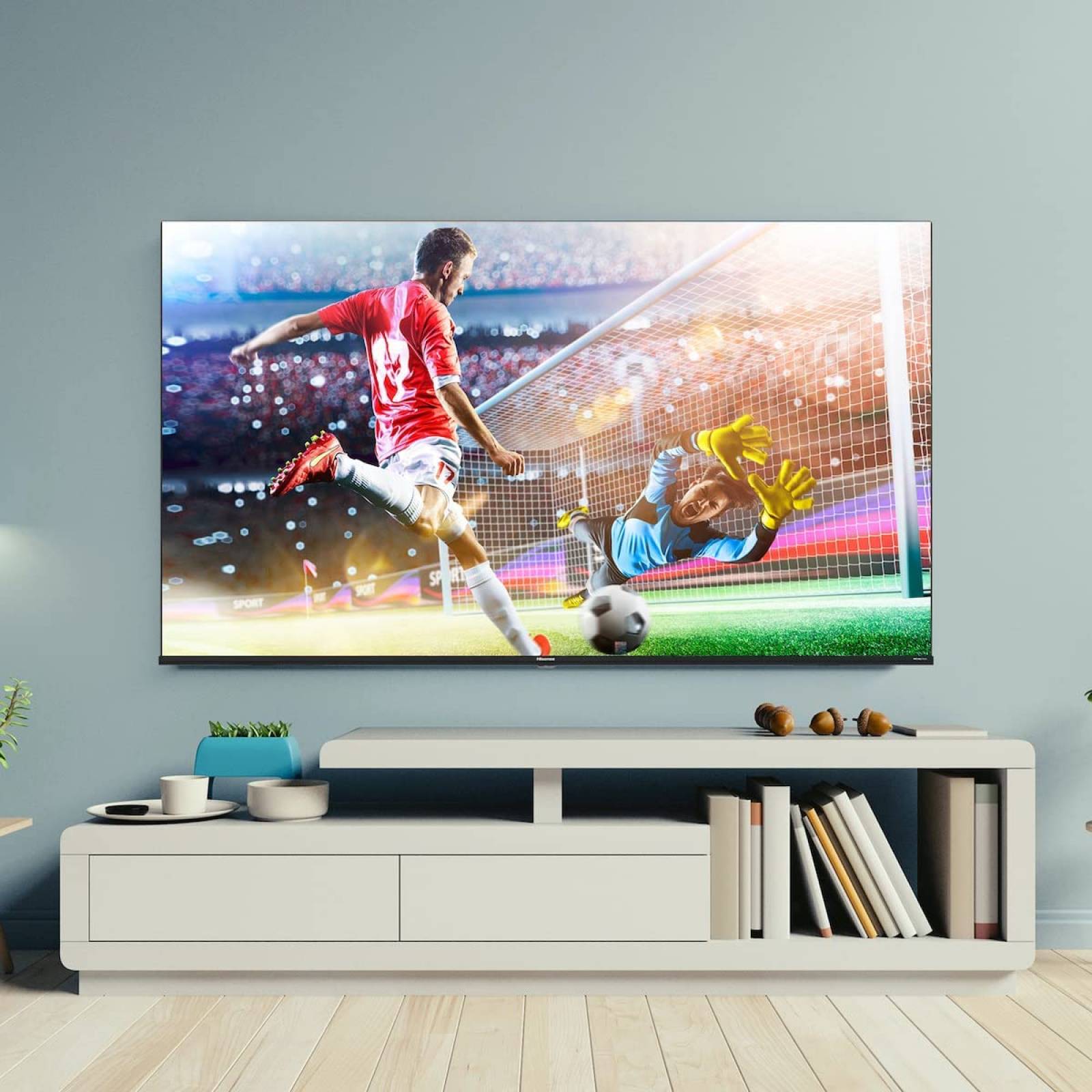 Pantalla de 43" 4k smart tv uhd marca hisense