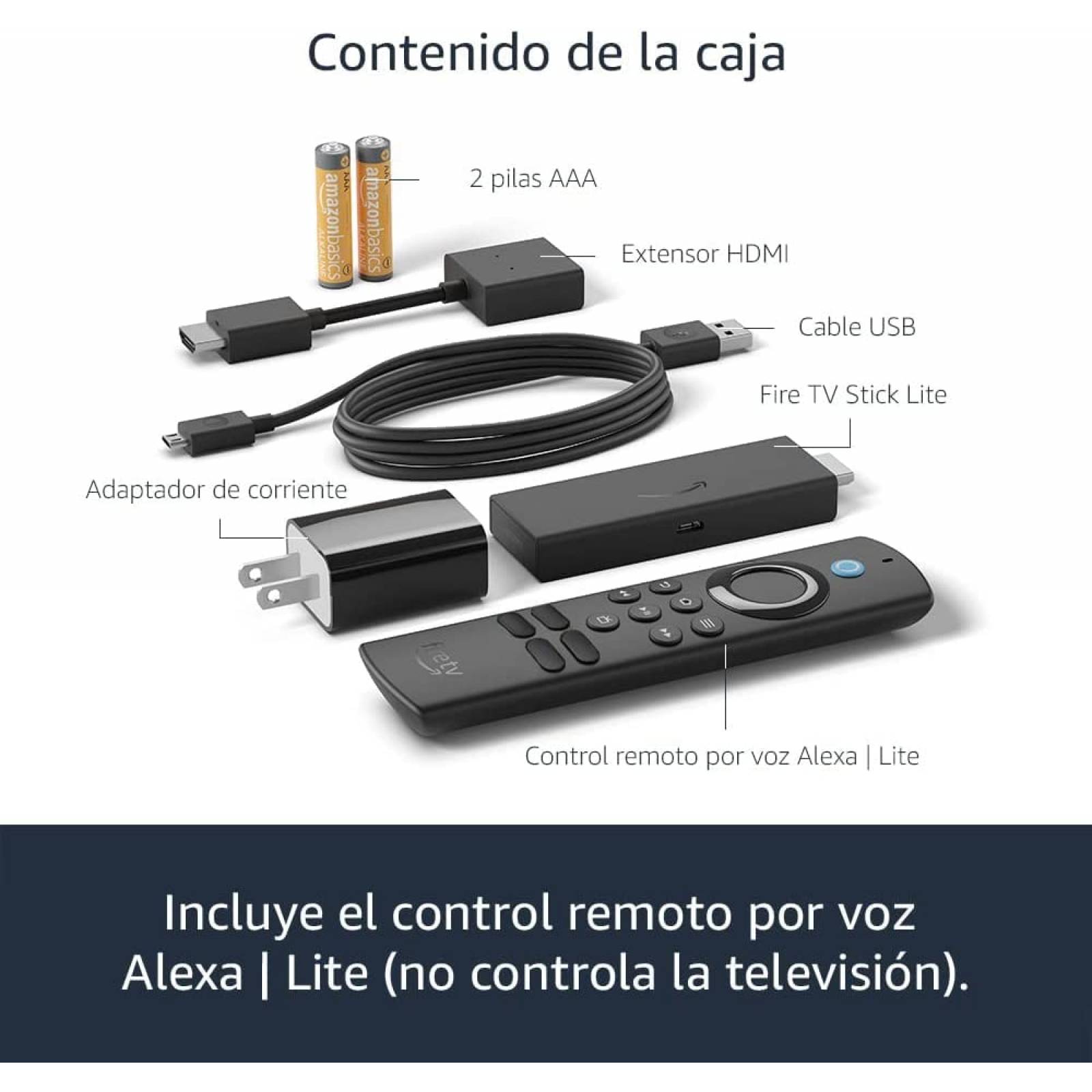 Fire tv stick lite with latest alexa voice remote lite(no tv