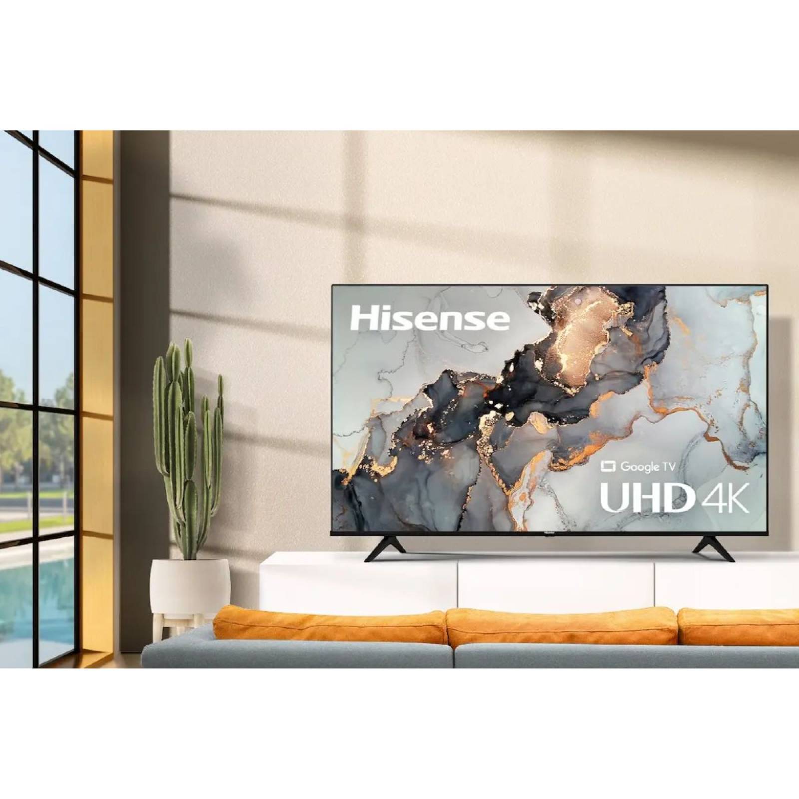Tv hisense 50 led 4k 3840 x 2160p 60hz smart tv android google assistant compatible con alexa google play app store (reacondicionado)