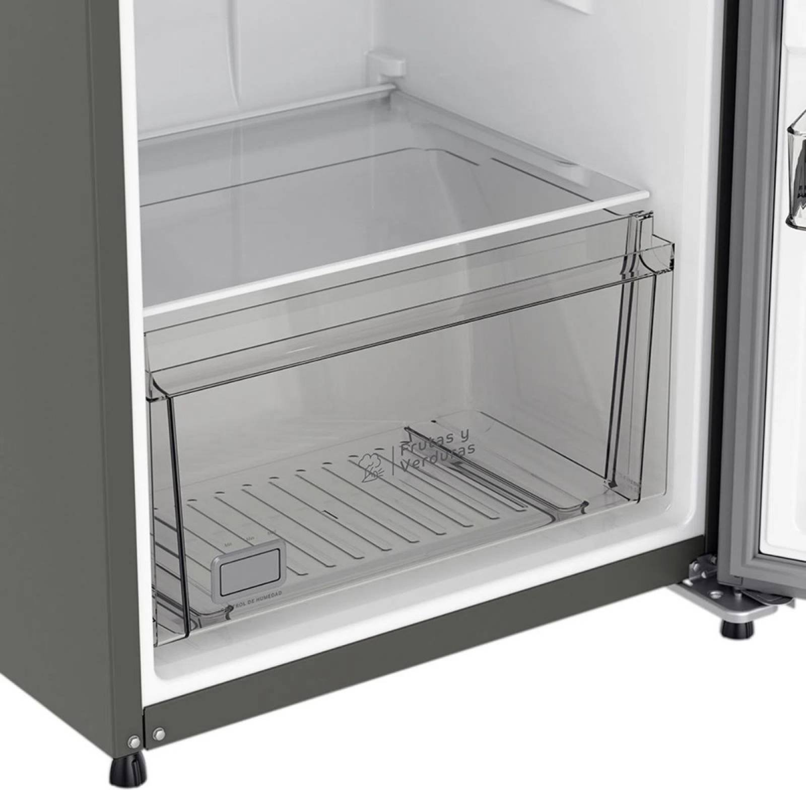 Refrigerador 11 pies top mount color silver marca acros