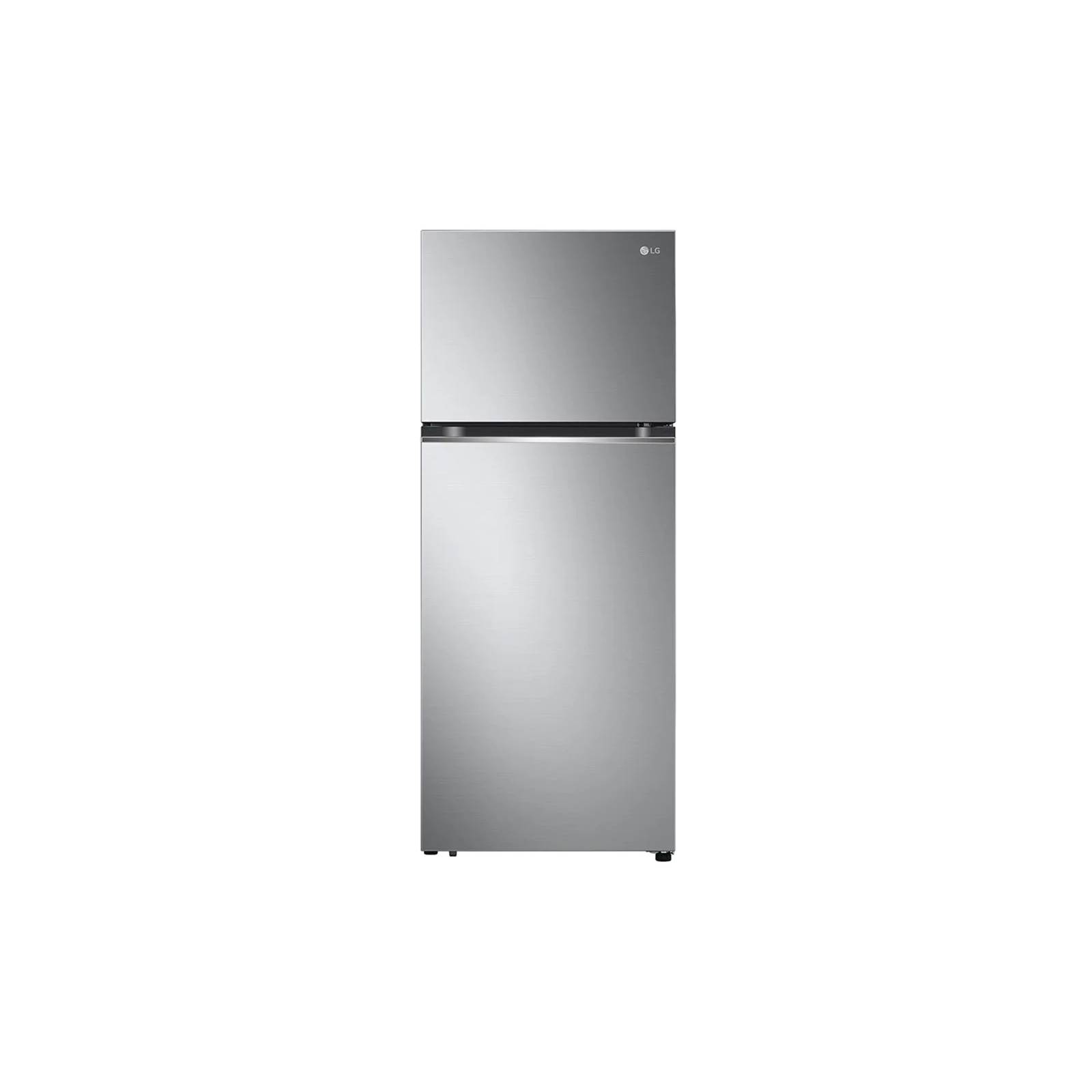 Refrigerador 15 pies top mount color acero inox marca lg