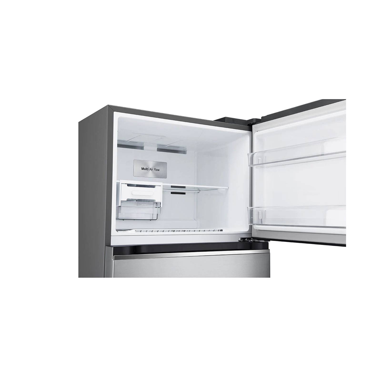 Refrigerador 15 pies top mount color acero inox marca lg