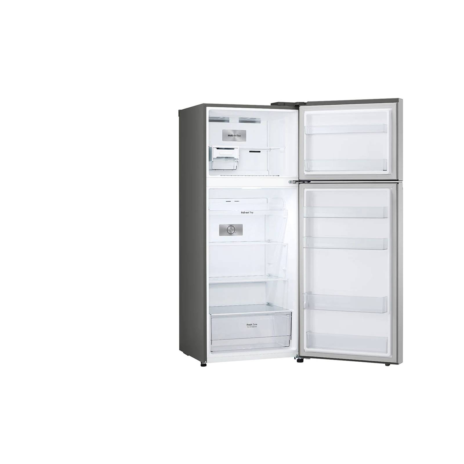 Refrigerador 15 pies top mount color acero inox marca lg