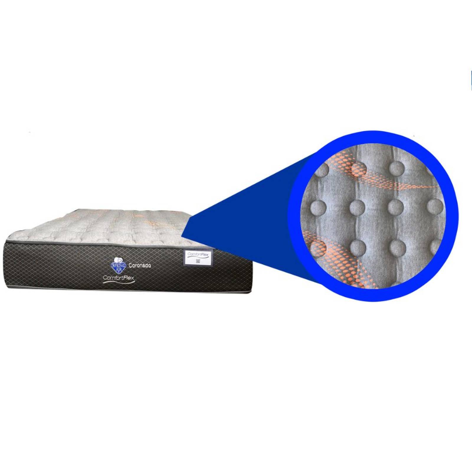 Colchon matrimonial coronado marca spring air