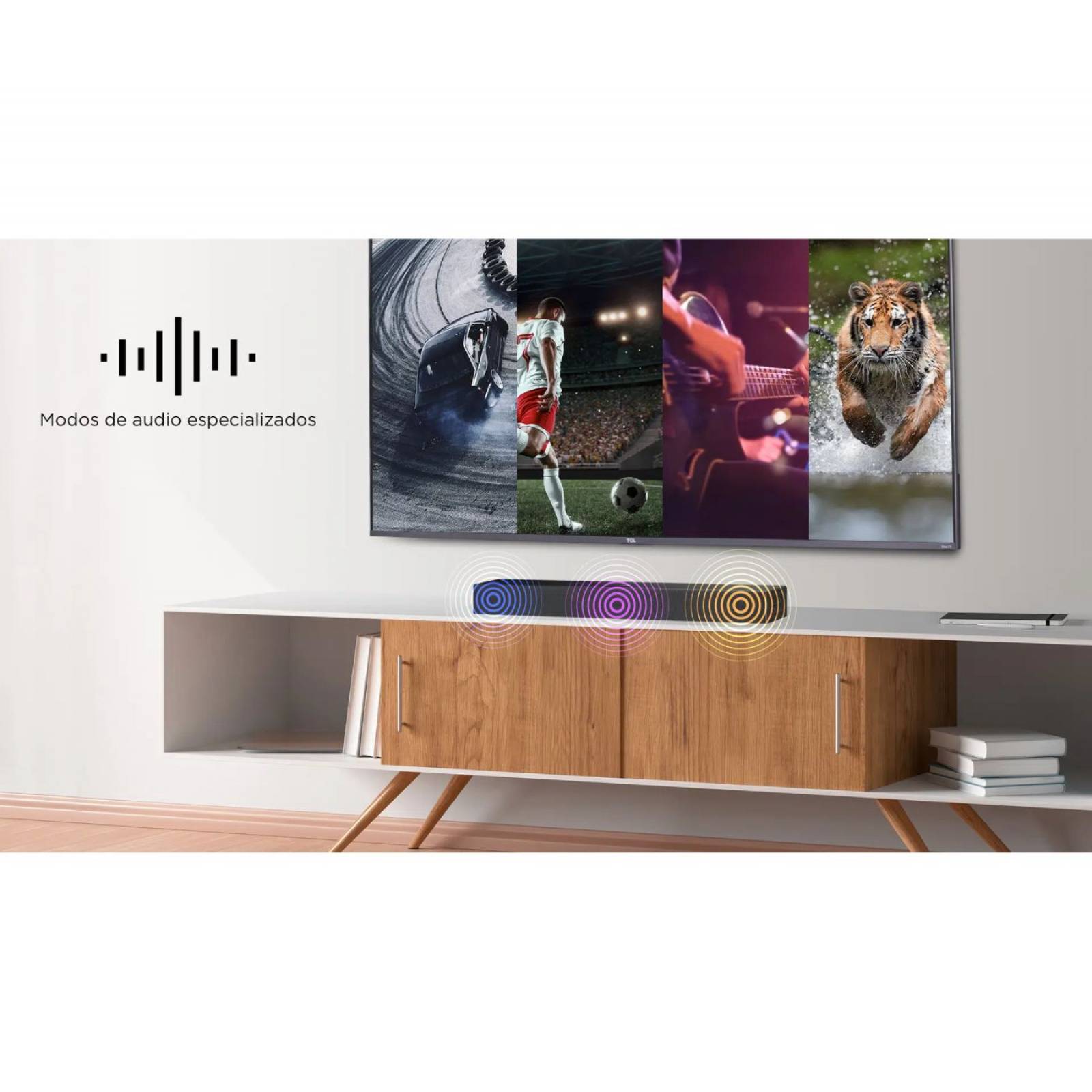 Barra de sonido tcl mod. ts3100 2.0 canales