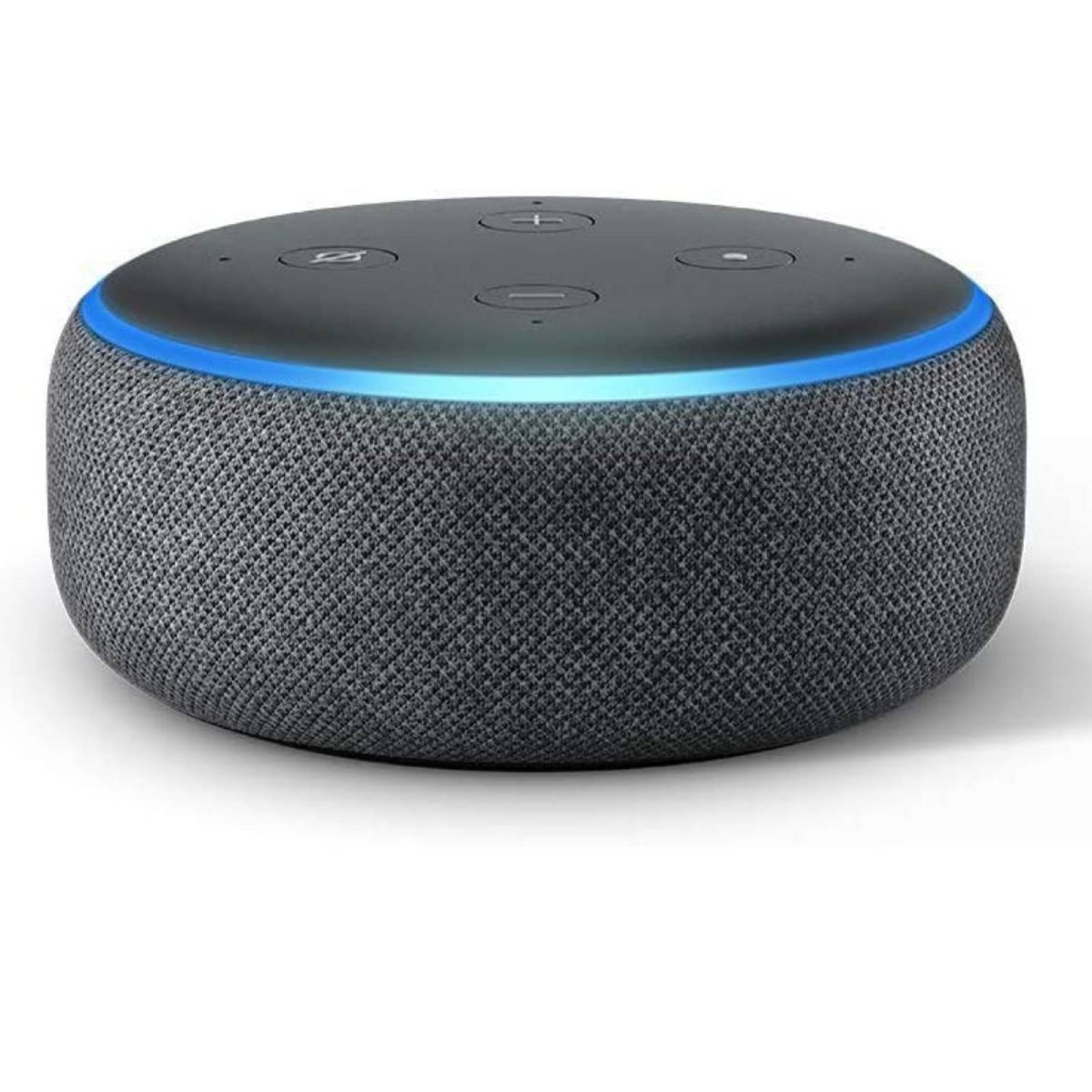 Amazon - echo dot (3rd gen) - smart speaker with alexa -charcoal