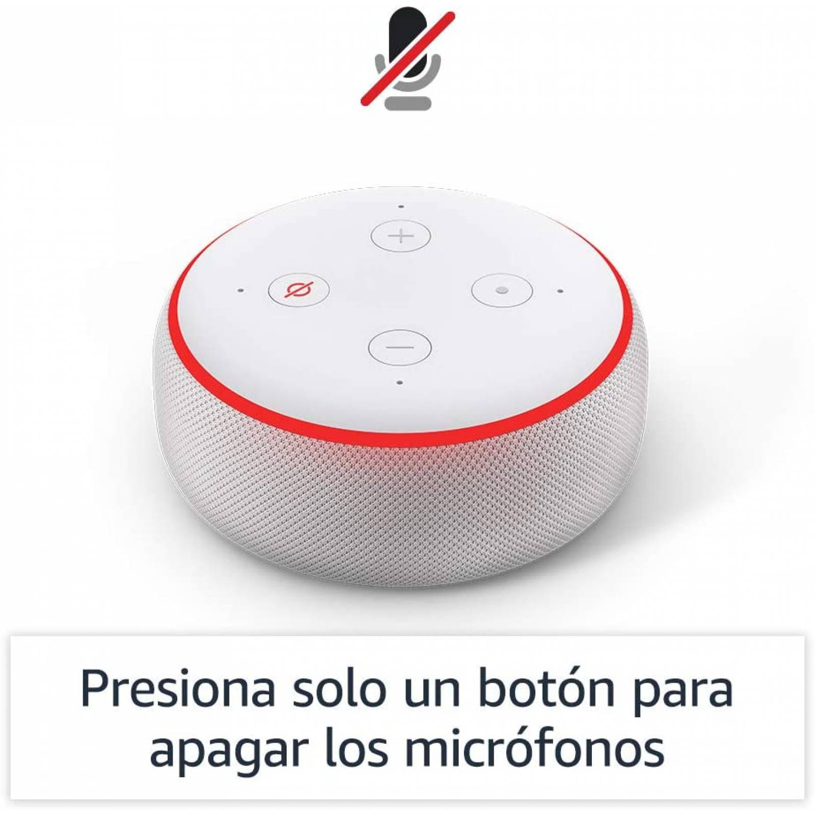 Amazon - echo dot (3rd gen) - smart speaker with alexa -charcoal