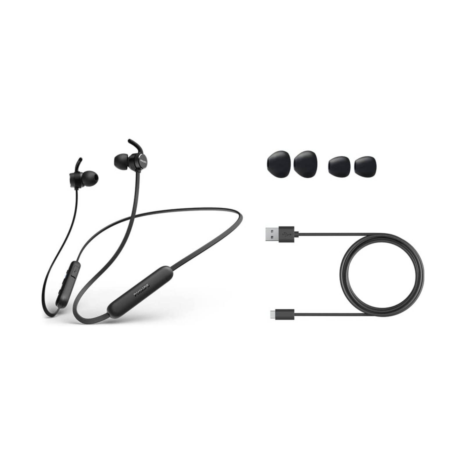 Audífonos philips mod. tae1205bk/00 negro