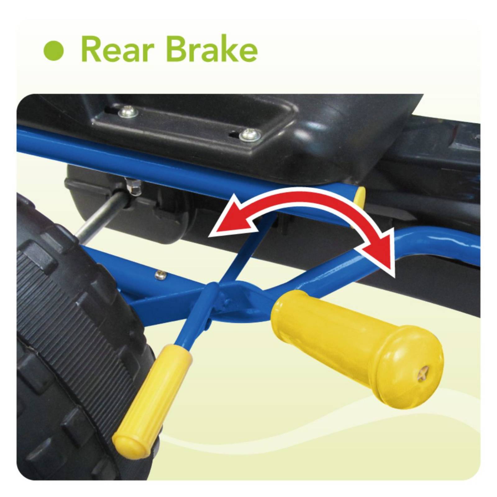 Carrito pedales hurricane kart marca mytek mod. my-5310