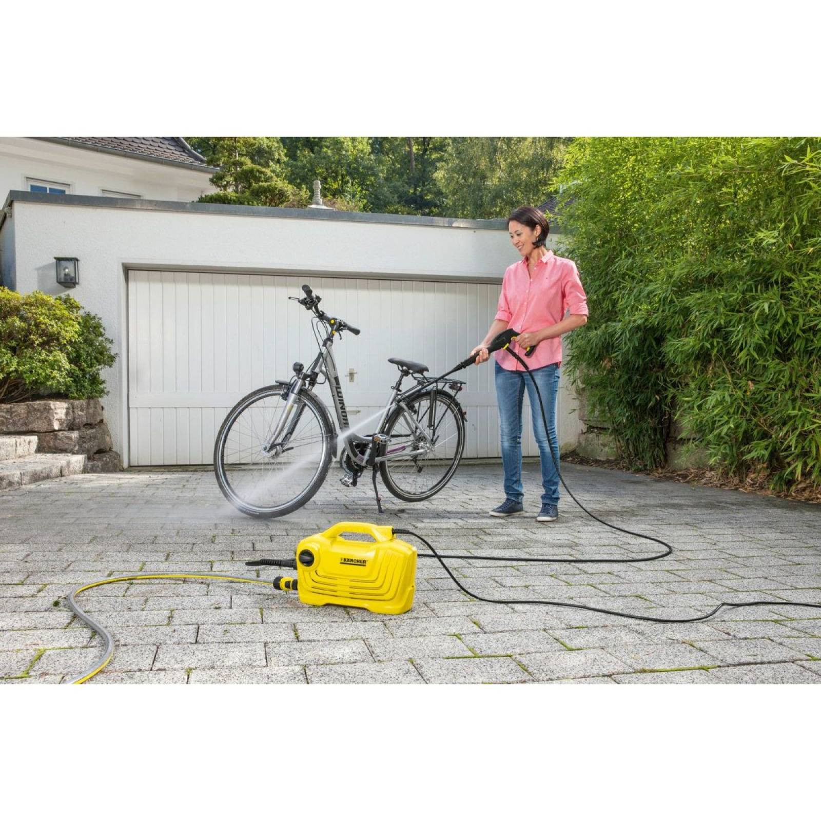Hidrolavadora eléctrica k2 classic marca karcher