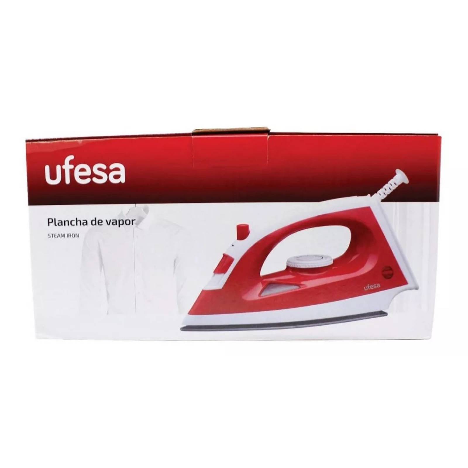 Plancha de vapor roja mod pv8010-bs-5302 marca ufesa