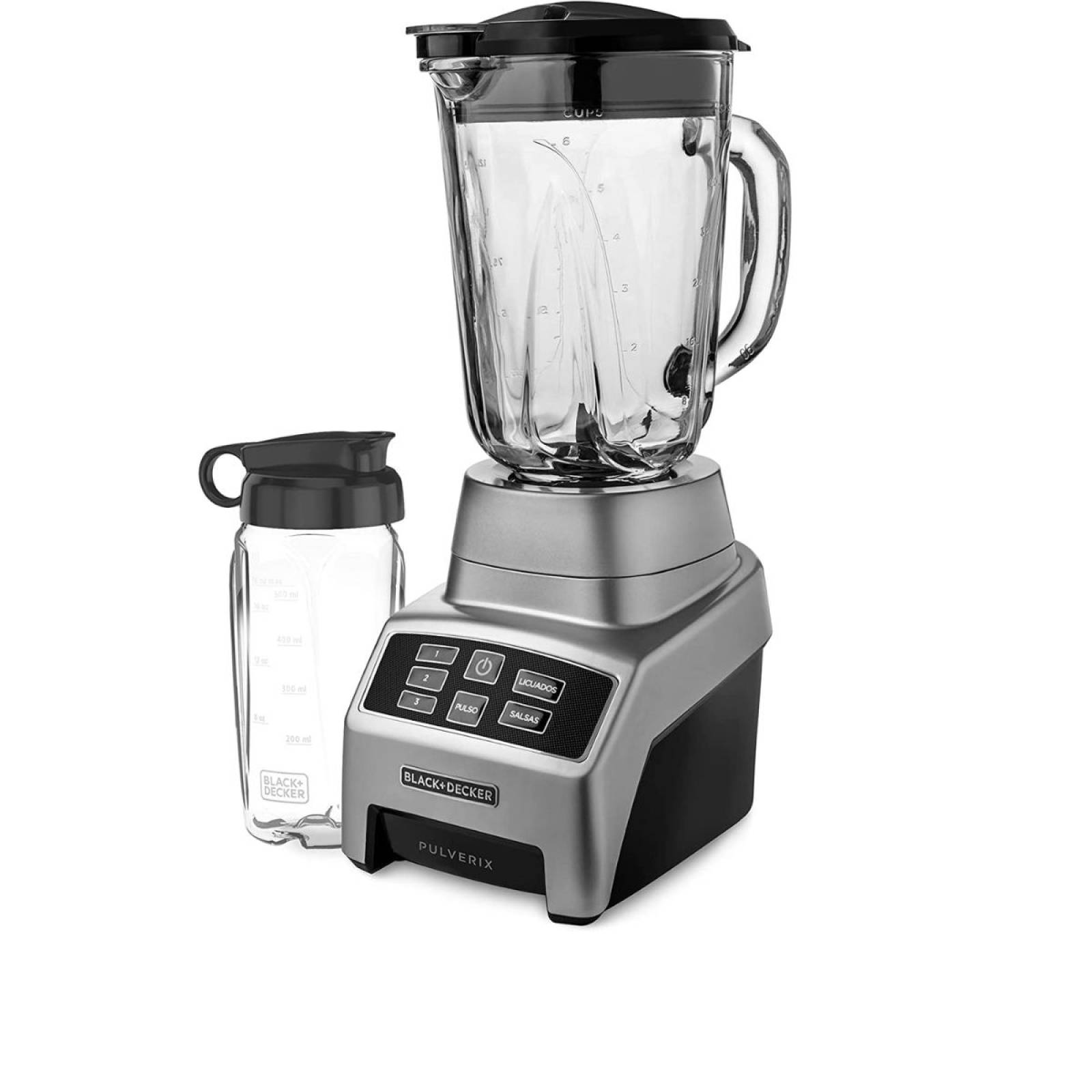 Licuadora 3vel 1.5lt vaso de vidrio digital black & decker