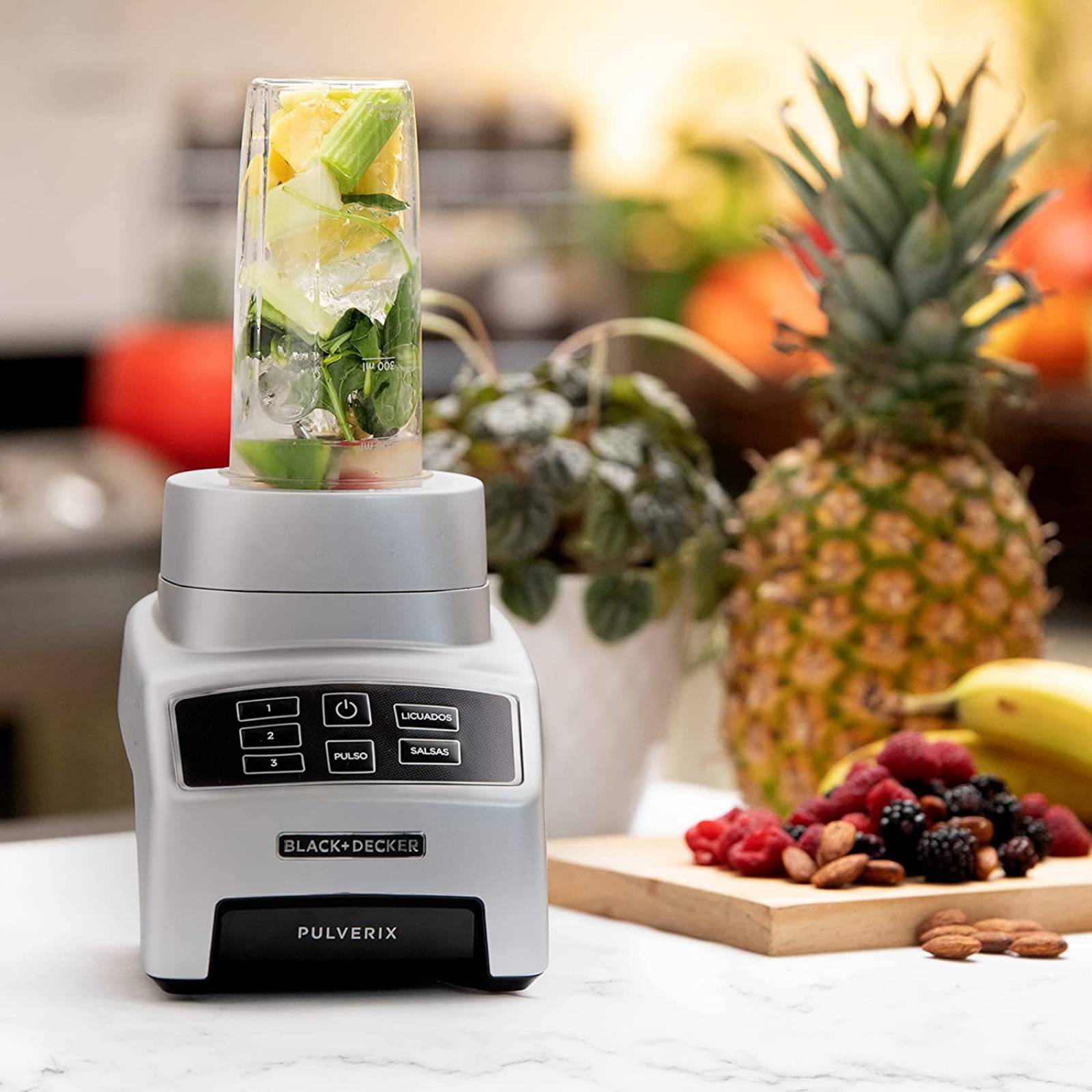 Licuadora 3vel 1.5lt vaso de vidrio digital black & decker