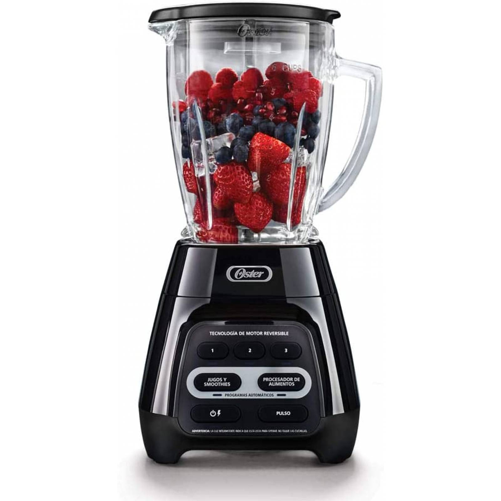 Licuadora reversible negra marca oster