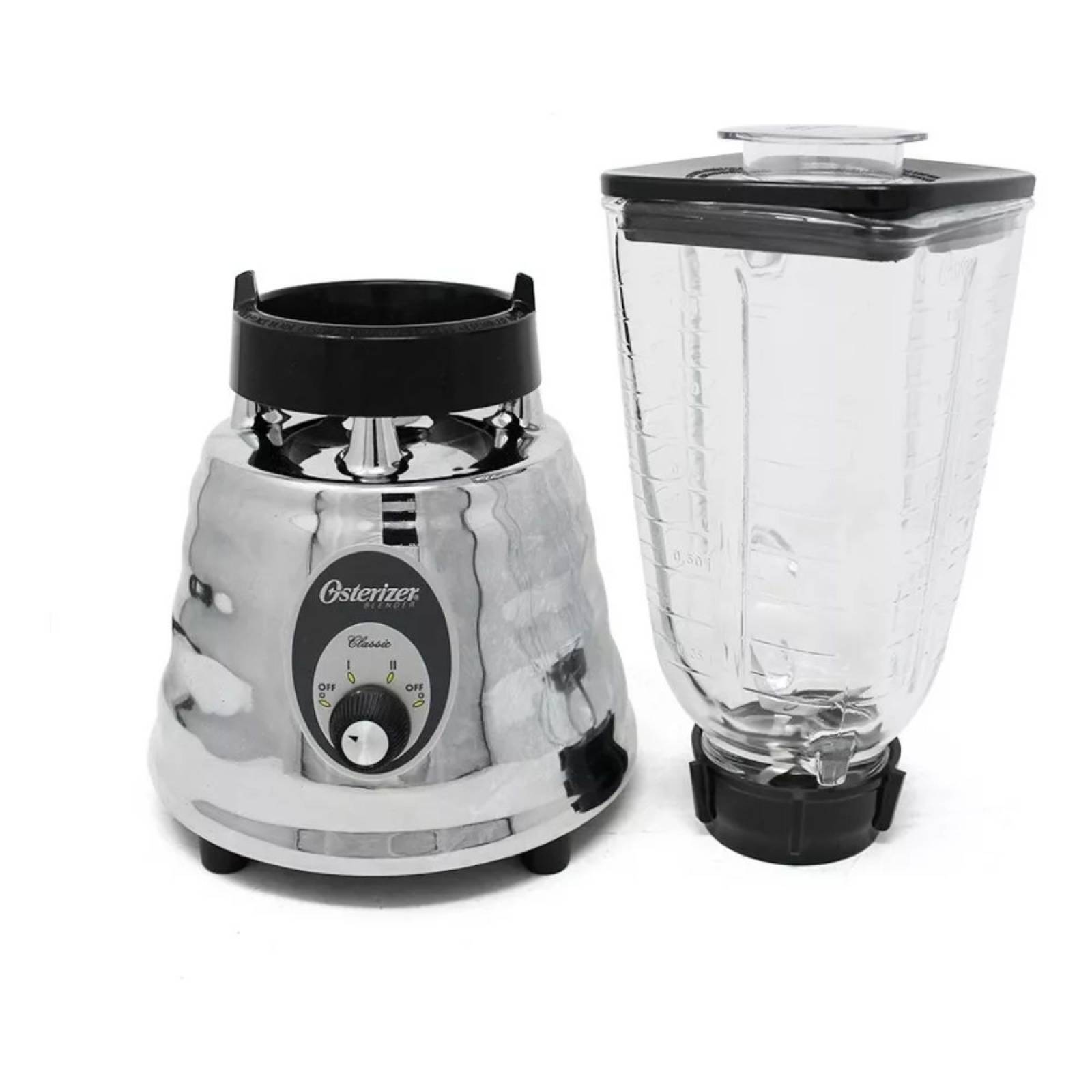 Licuadora 2 vel. cromada marca oster