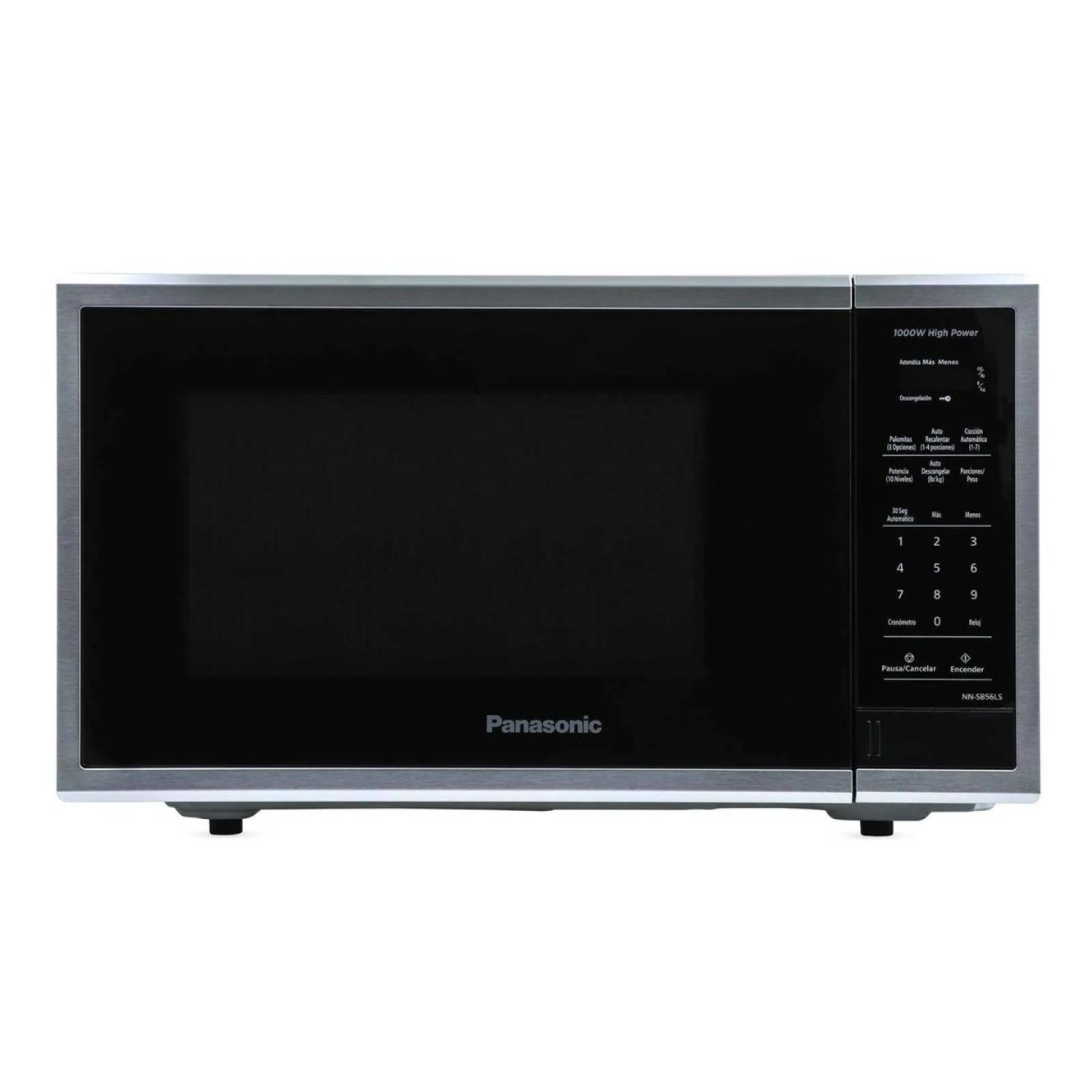 Horno de microhondas 1.1 pies silver panasonic.