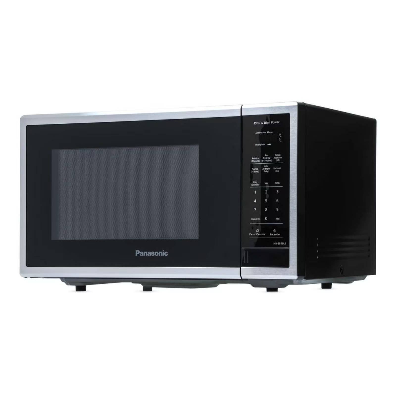 Horno de microhondas 1.1 pies silver panasonic.