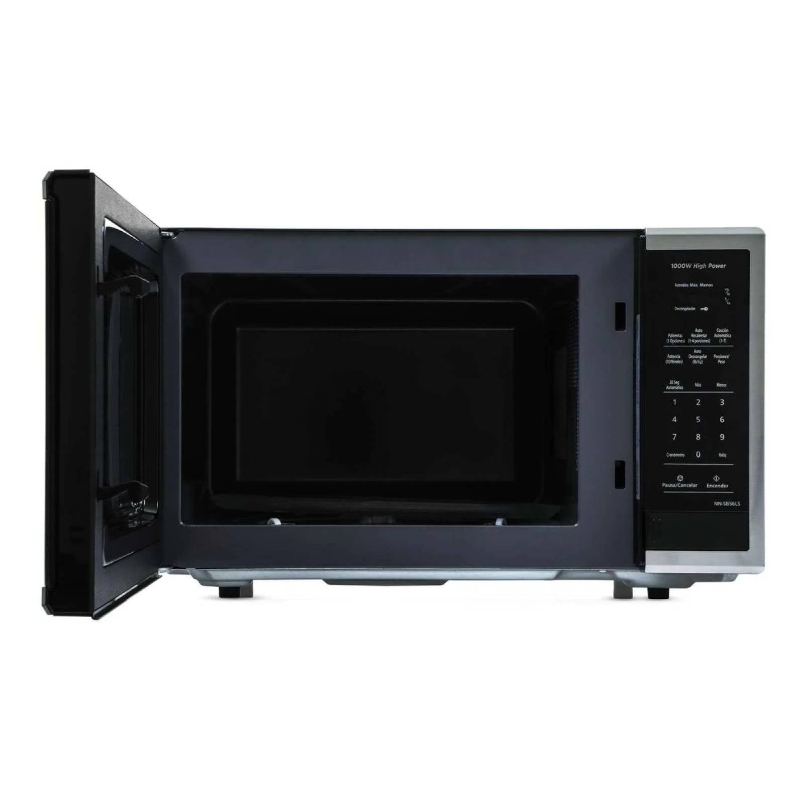 Horno de microhondas 1.1 pies silver panasonic.