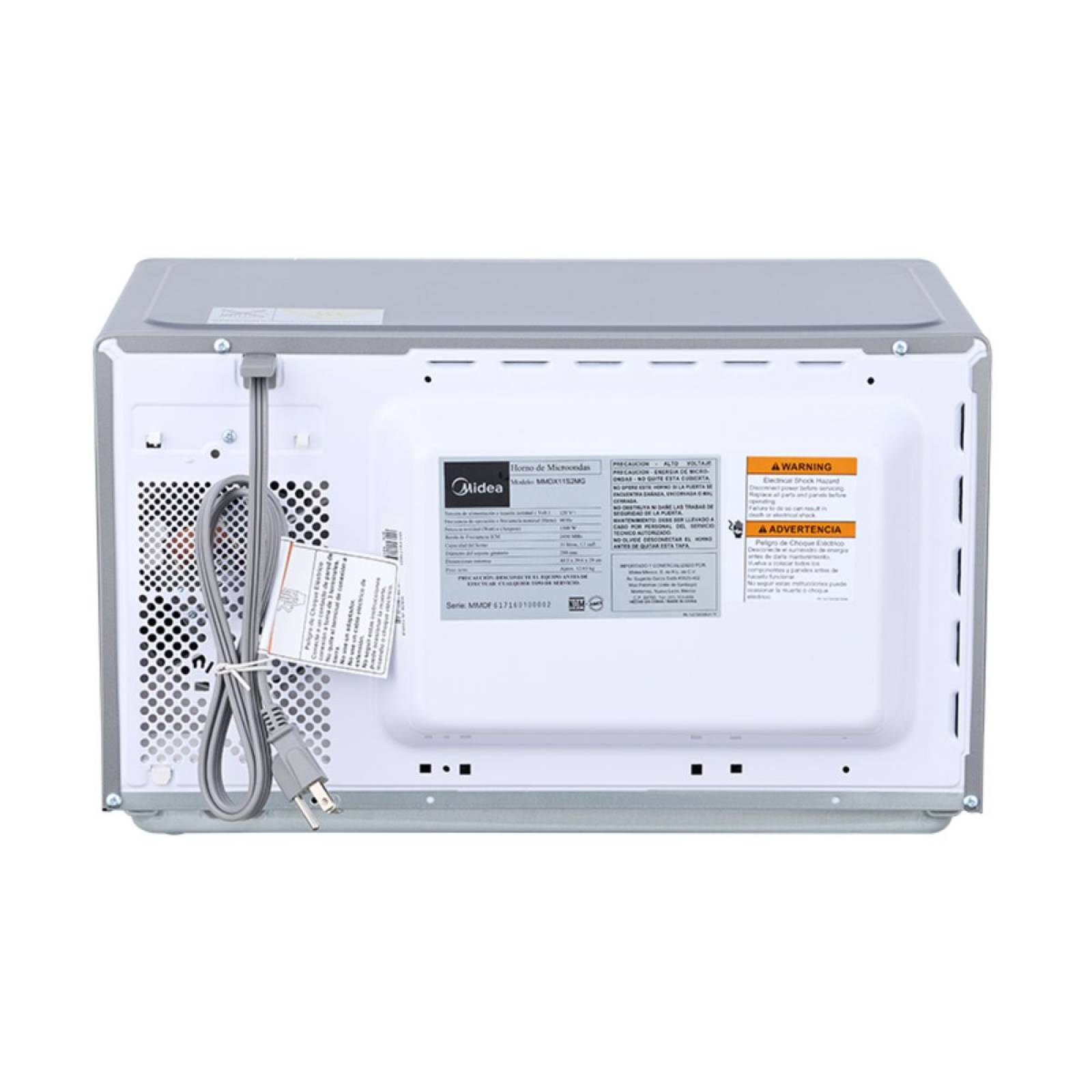 Horno microondas midea mod. mmdx11s2mg 1.1p3 espej