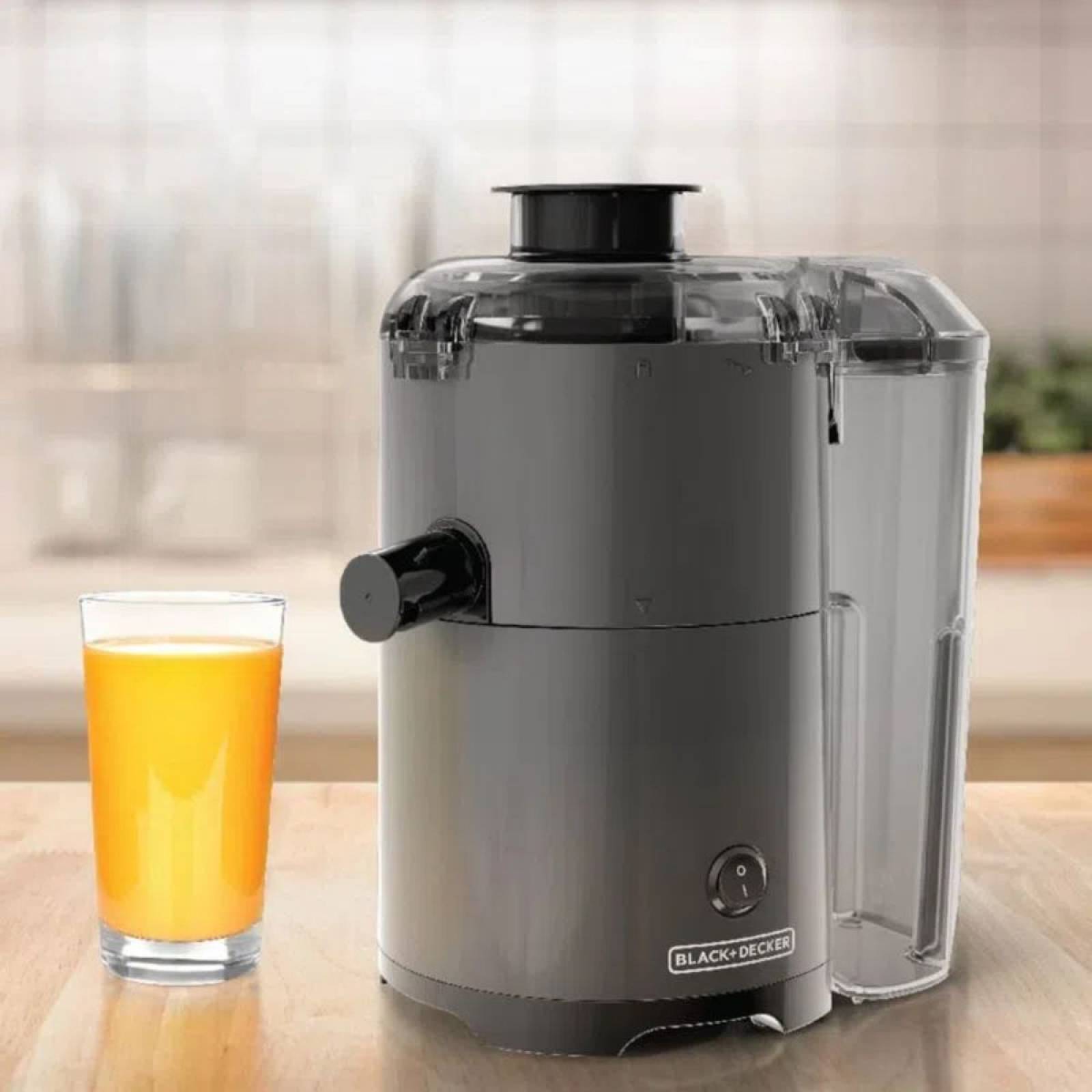 Extractor de jugos silencioso 830ml negro b&d