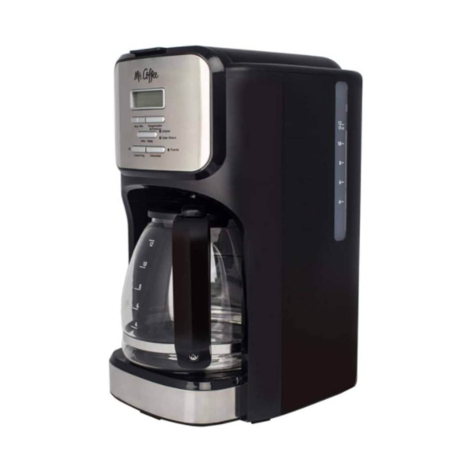 Cafetera 12 tzas. programable mr coffe