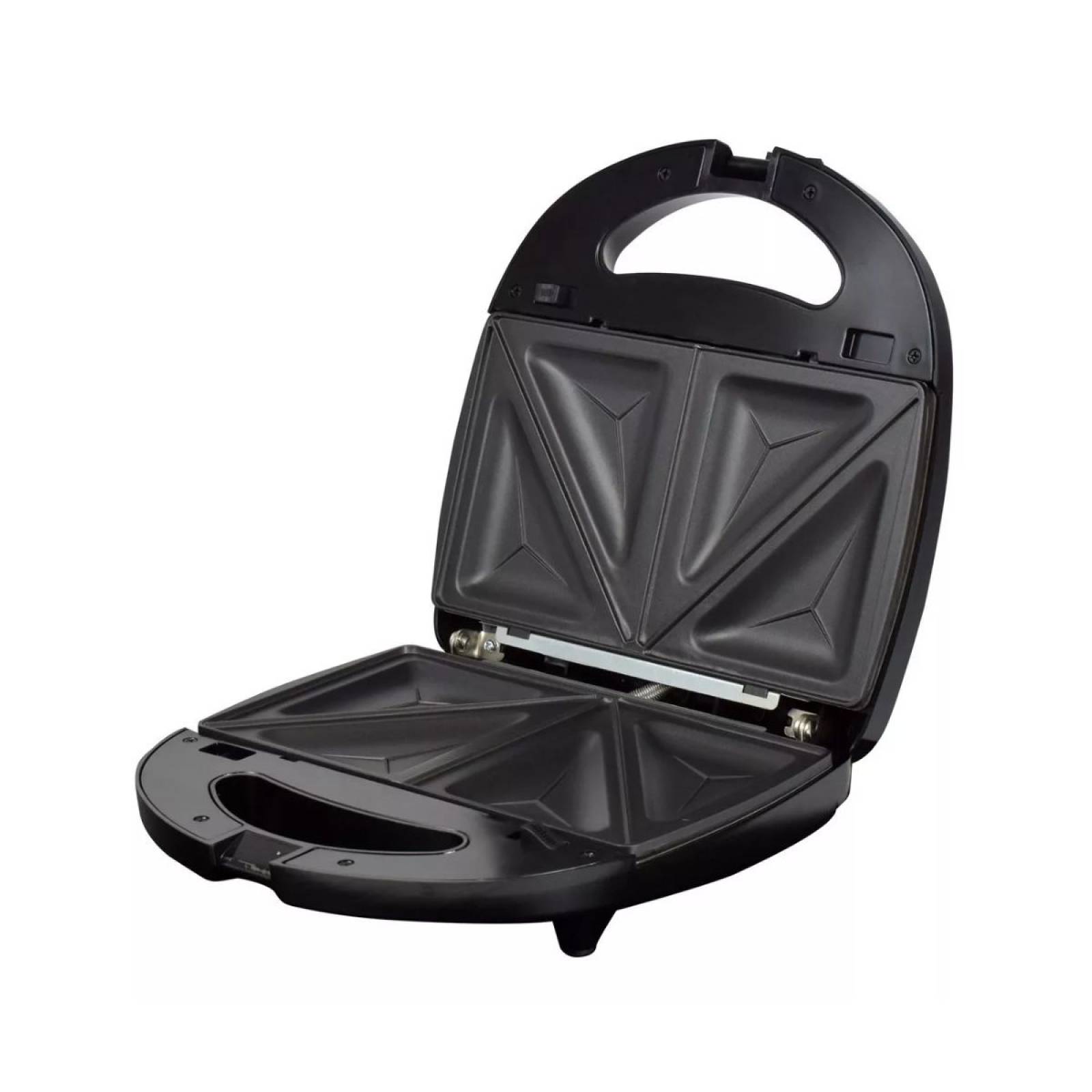 Sandwichera multifuncional 3 en 1 (Sandwichera, Waflera y Grill) Marca Supra
