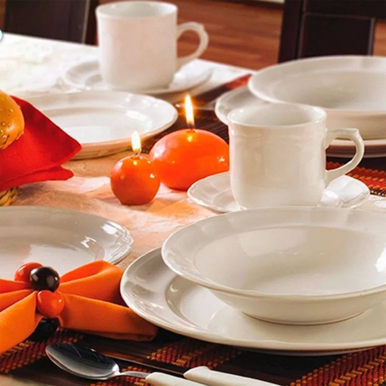 Vajilla santa anita barroco 20 pzas