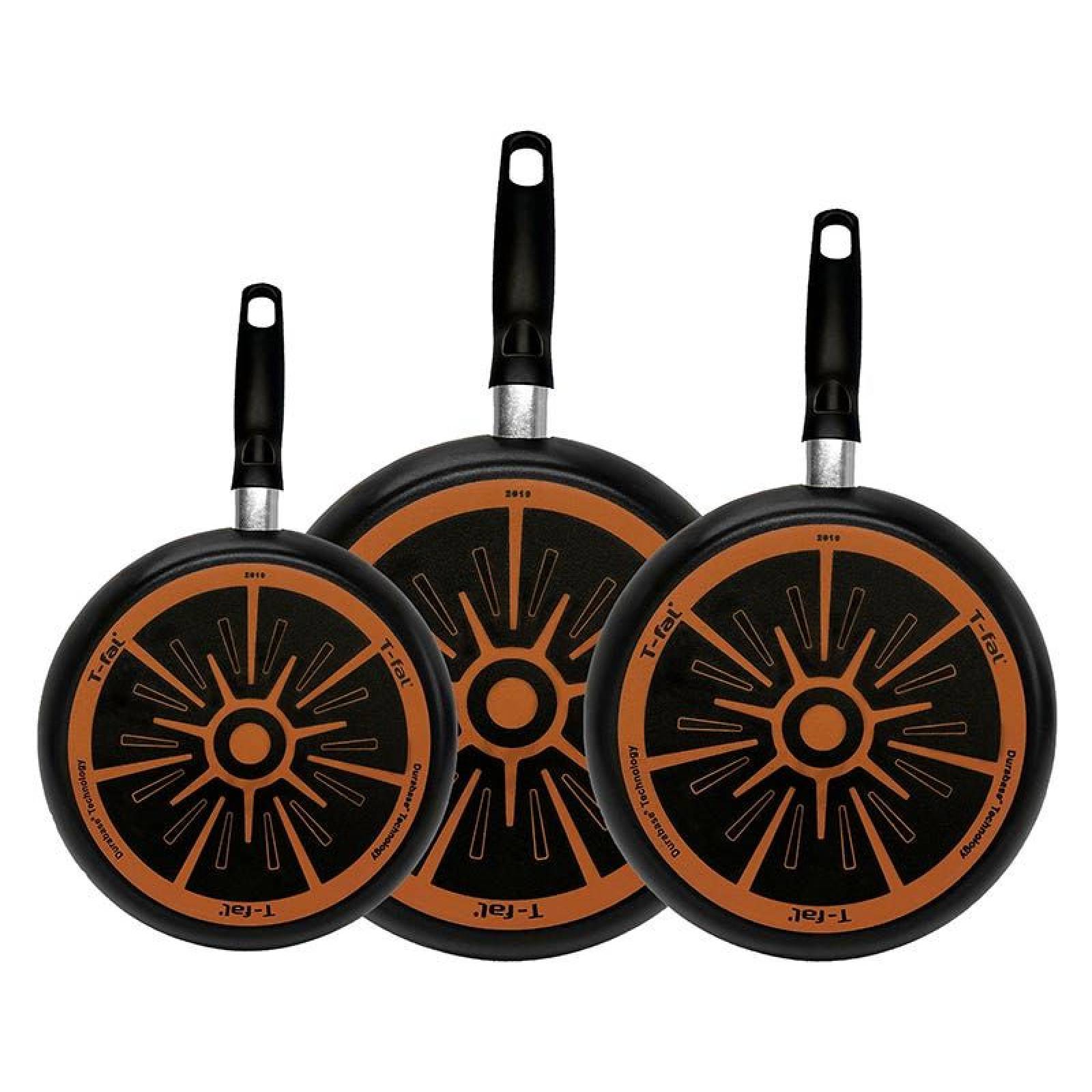 Juego sartenes 20/24/26 c/c vital fr marca t-fal