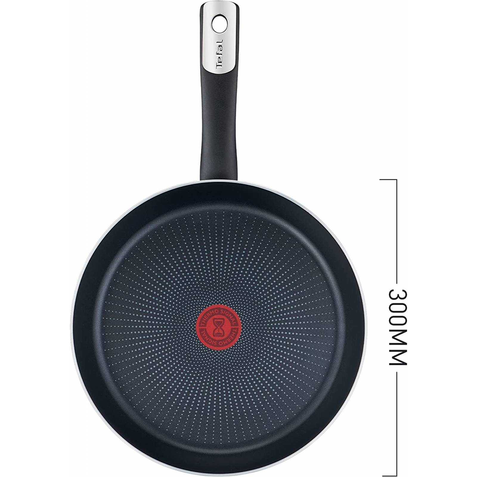 Sarten de 30 cm hard titanium plus t-fal