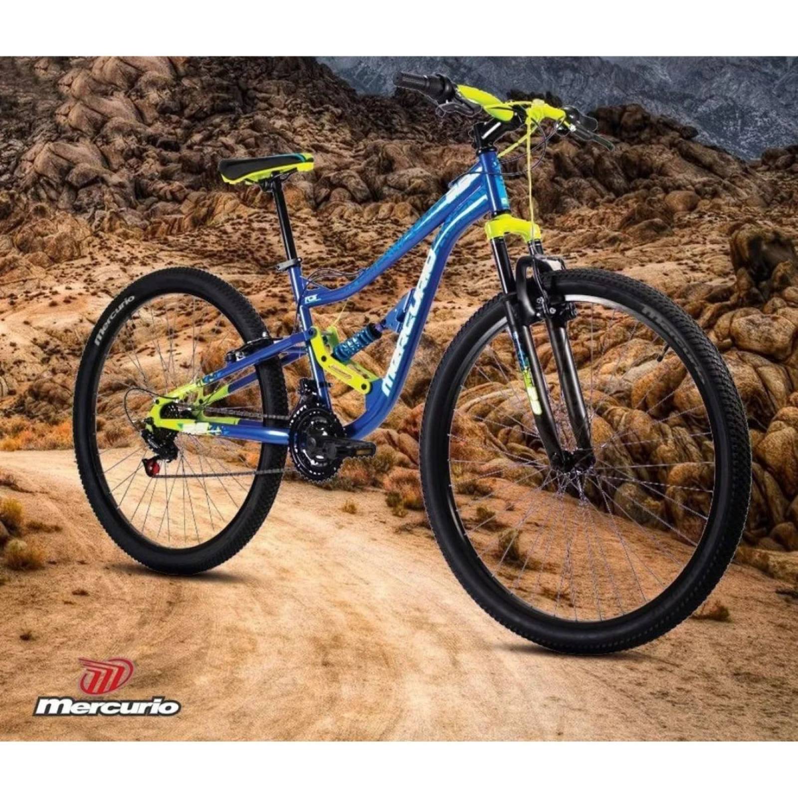 Bici Mercurio Kaizer r29 21v d/s azl/ngo/vde 20269