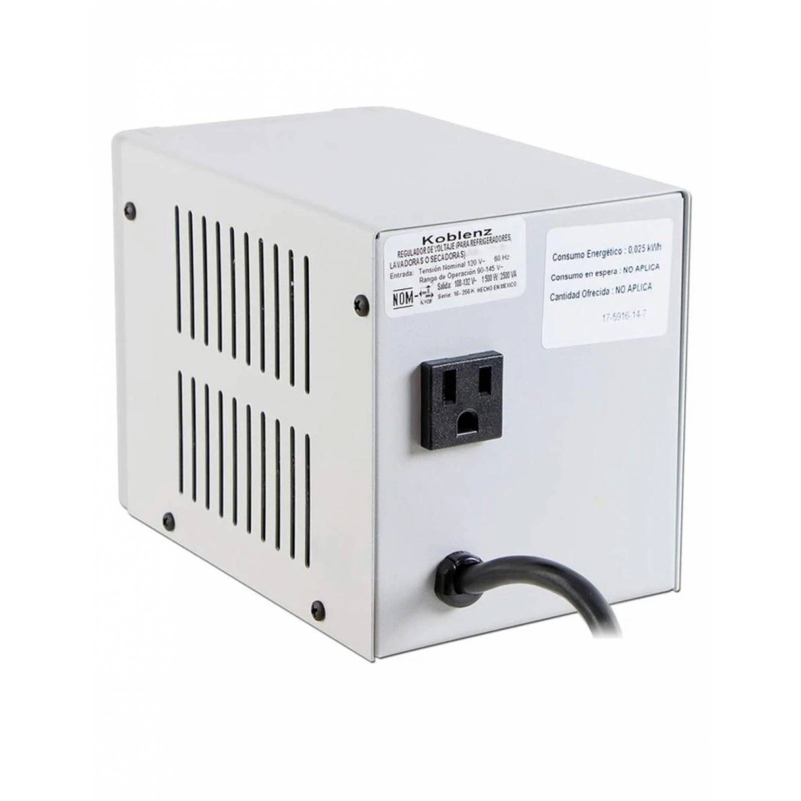 Regulador para Refrigerador 1500w marca Koblenz