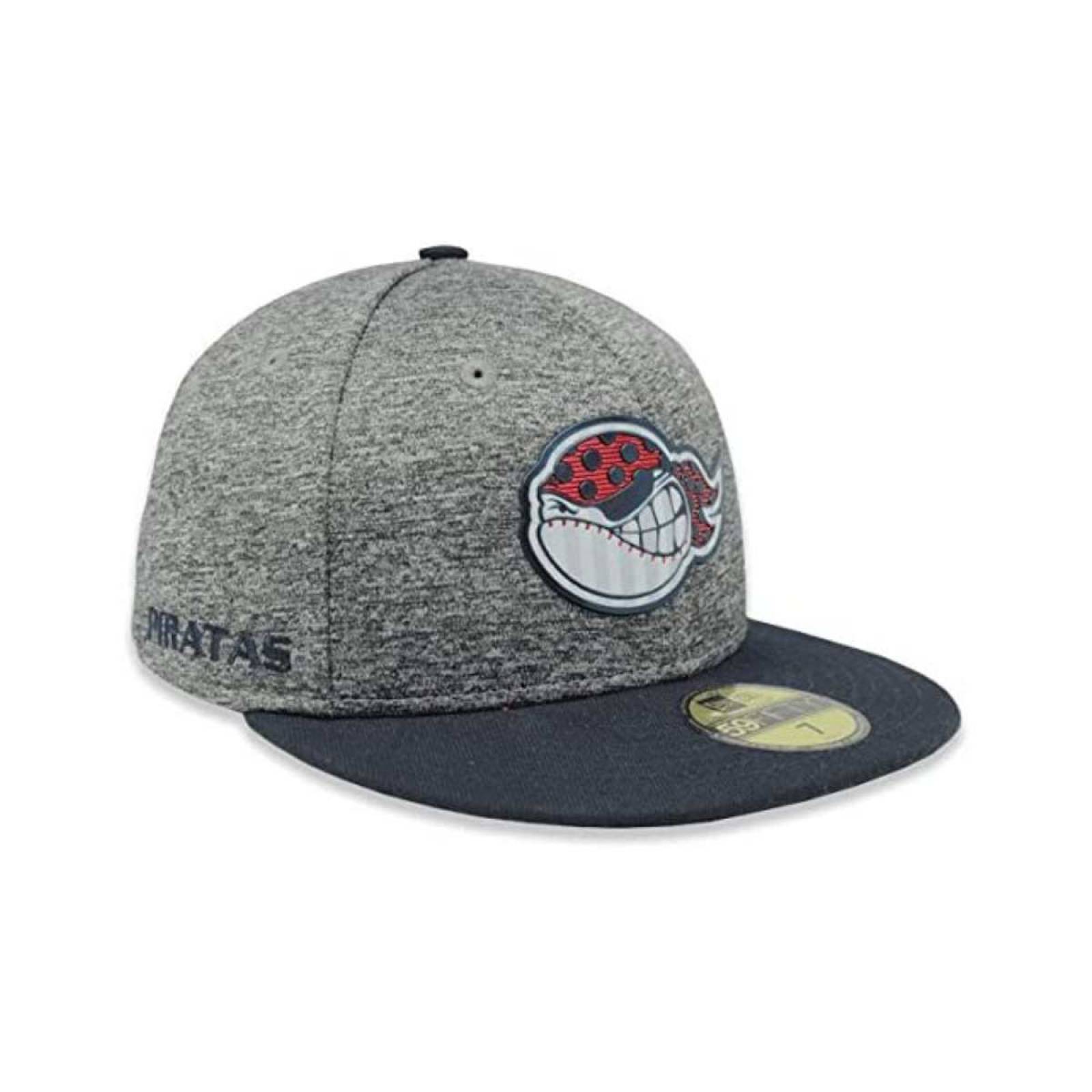 New Era Mexican stock 5950 alt cap campir Gray Campeche Piratas 5950 714