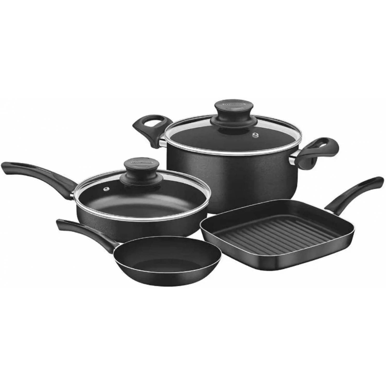Batería de Cocina Tramontina Paris 6 Piezas Negro 27899-158