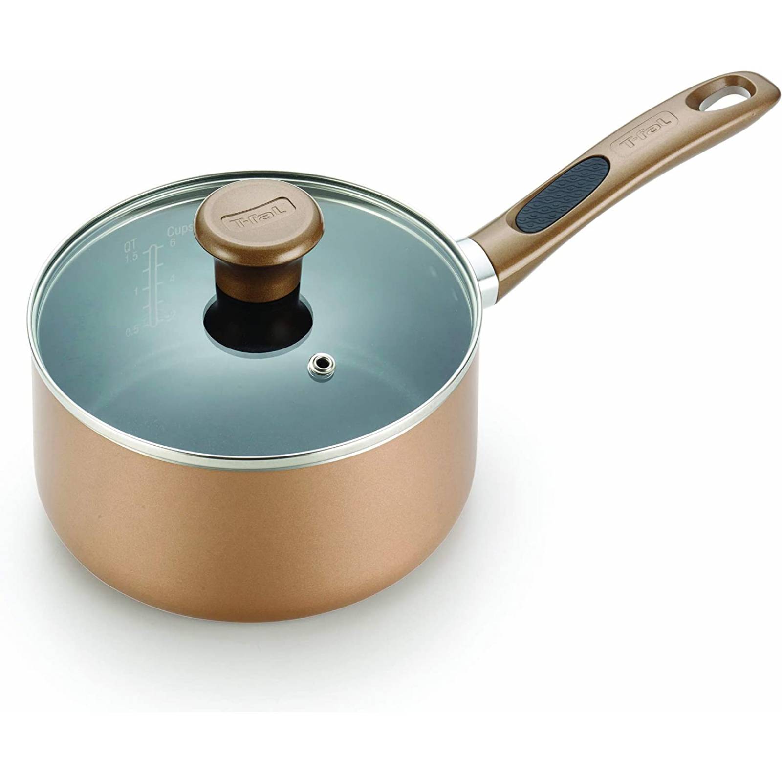 Bateria de Cocina Excite Bronce 14 piezas T-FAL B036SE64BRONZ 