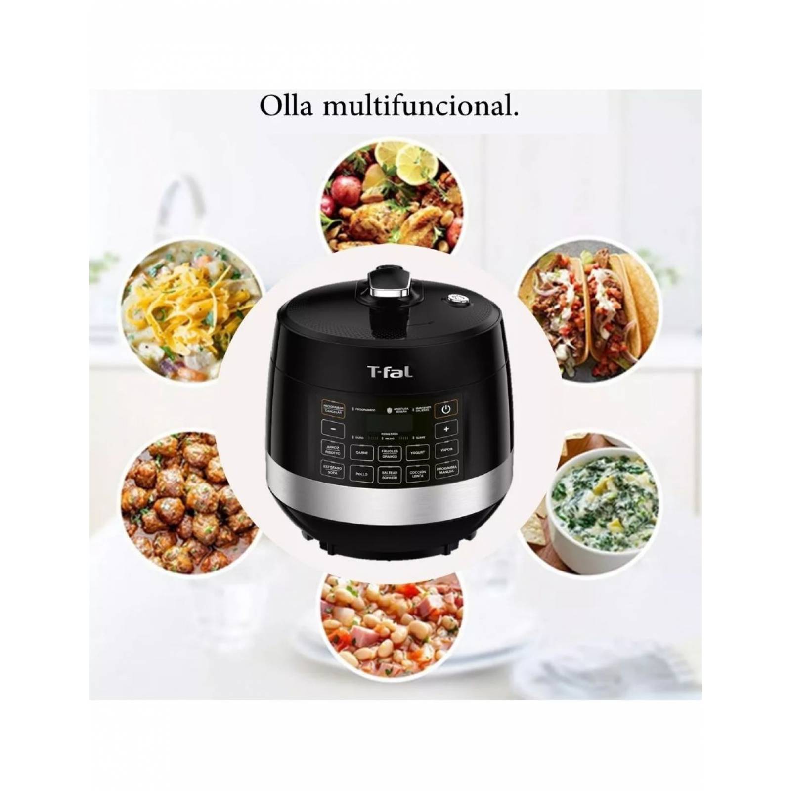 Olla Eléctrica Multifuncional T-fal 4.8 Litros CY426850