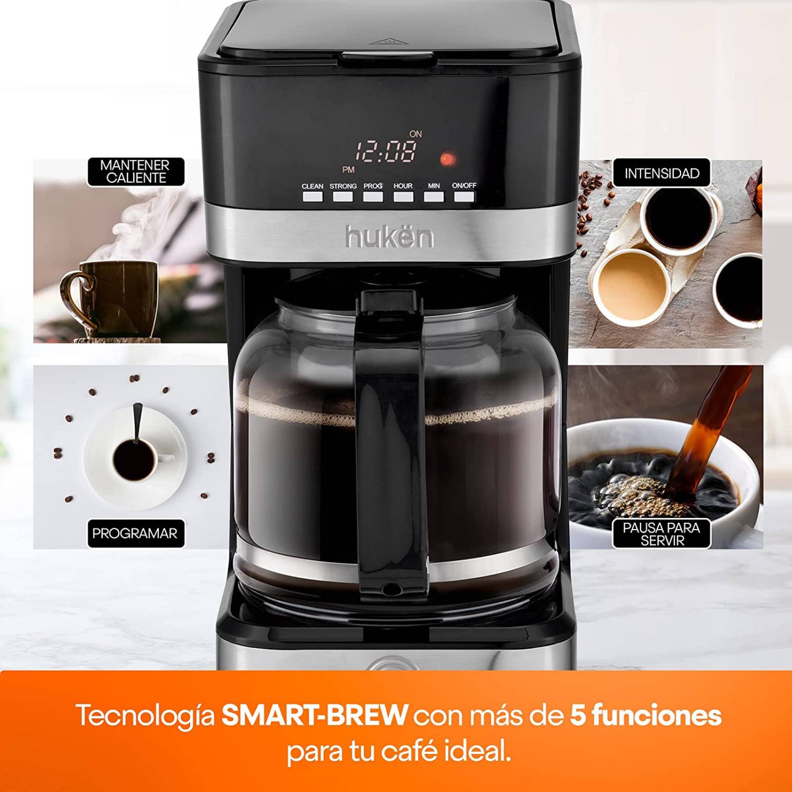 Mk-dcm-12p Cafetera Master Chef