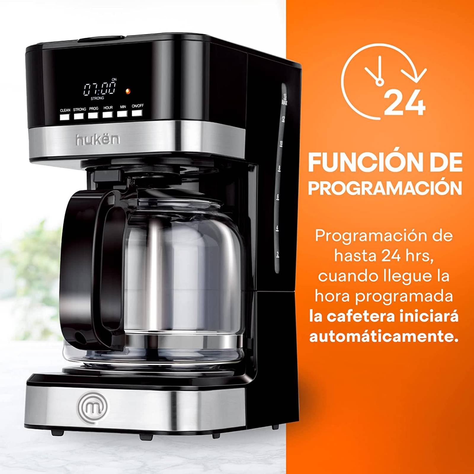 Mk-dcm-12p Cafetera Master Chef